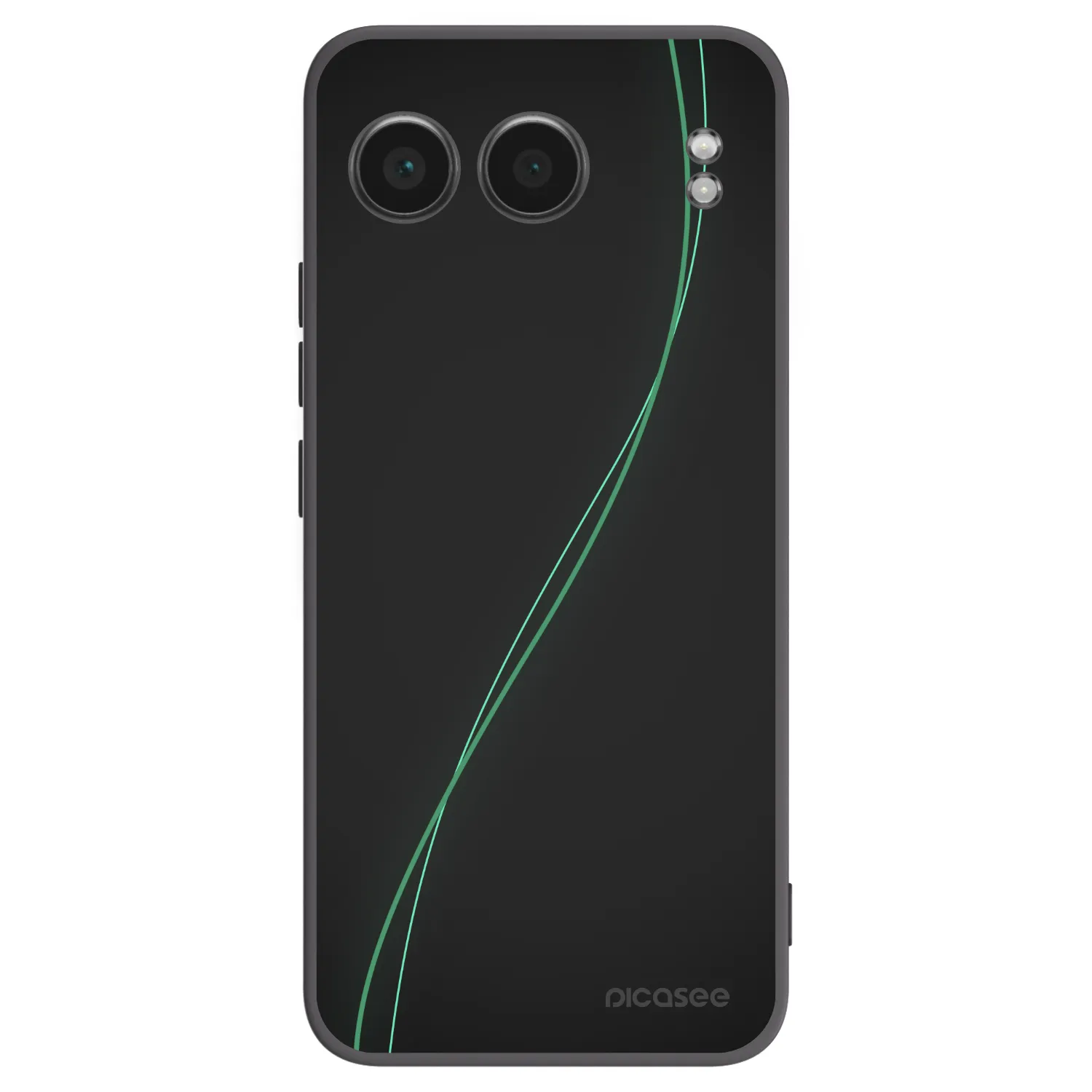 Picasee silikonowe czarne etui na OnePlus Nord 4 - Be Different