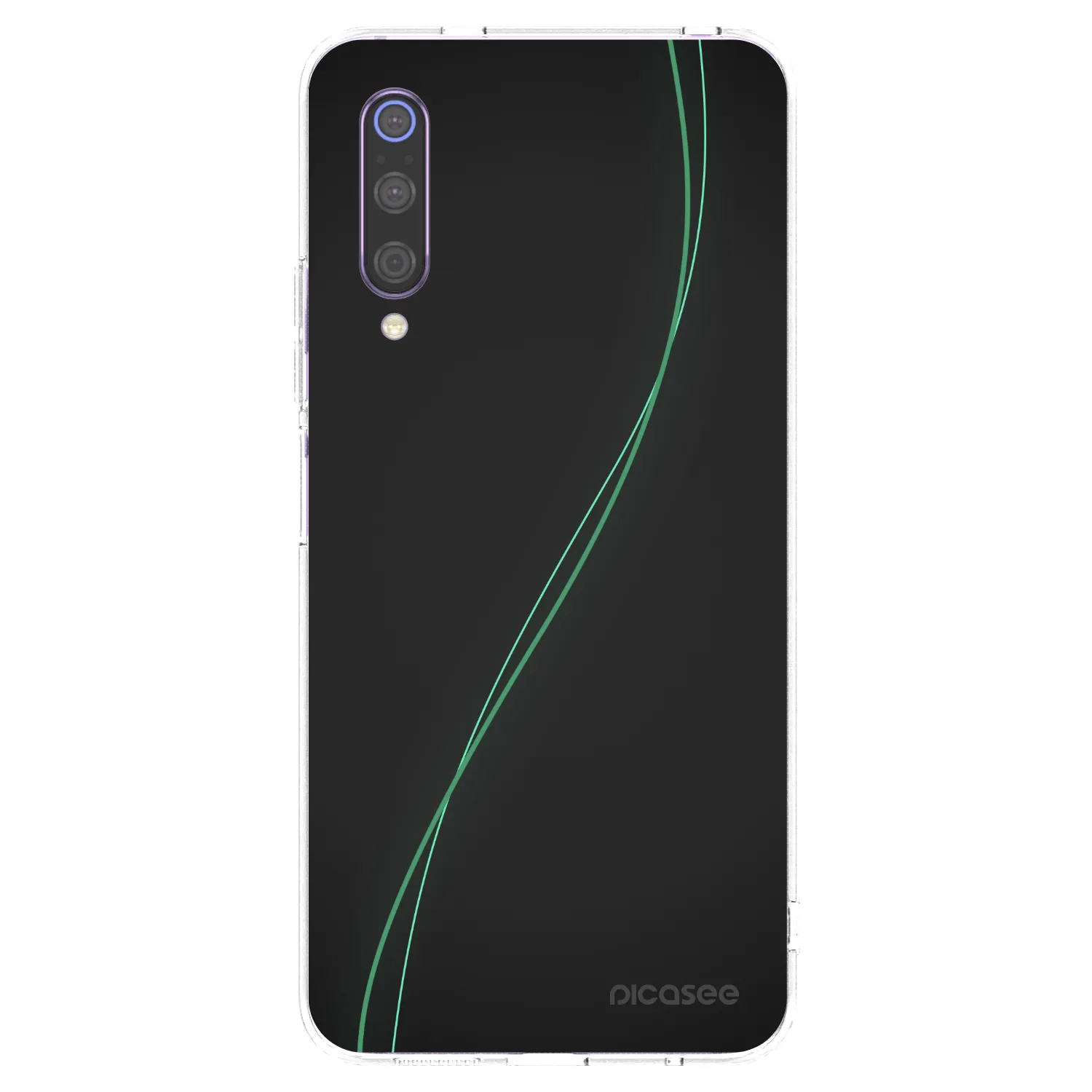 Picasee silikonowe przeźroczyste etui na Xiaomi Mi 9 - Be Different