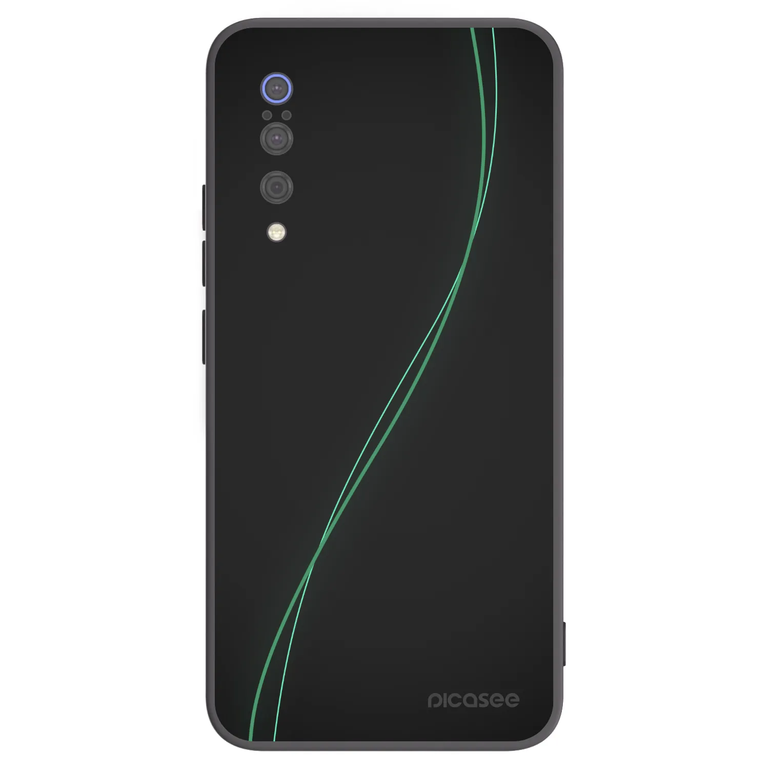 Picasee silikonowe czarne etui na Xiaomi Mi 9 - Be Different