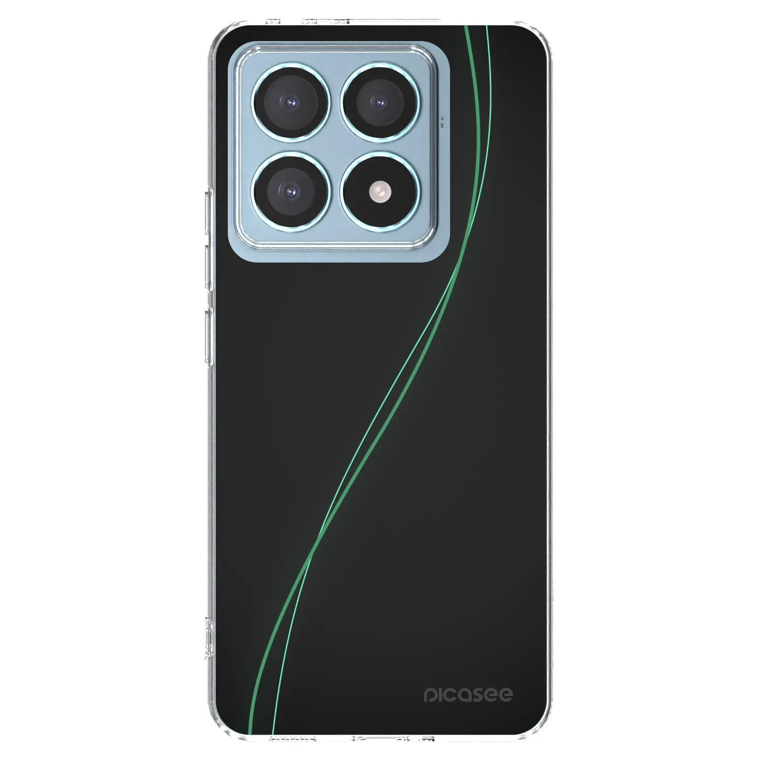 Picasee silikonowe przeźroczyste etui na Xiaomi 14T Pro - Be Different