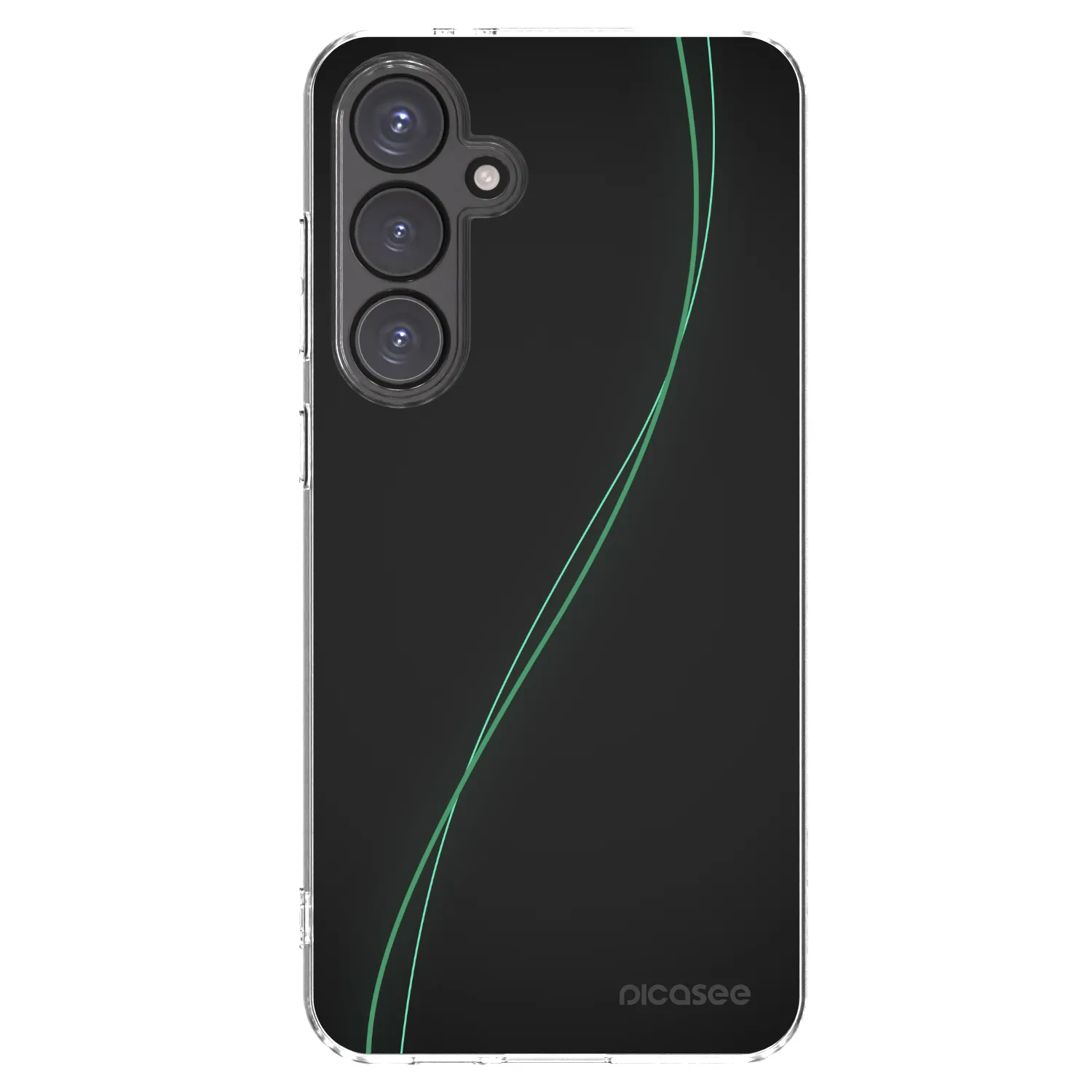 Picasee silikonowe przeźroczyste etui na Samsung Galaxy S24 FE S721B - Be Different