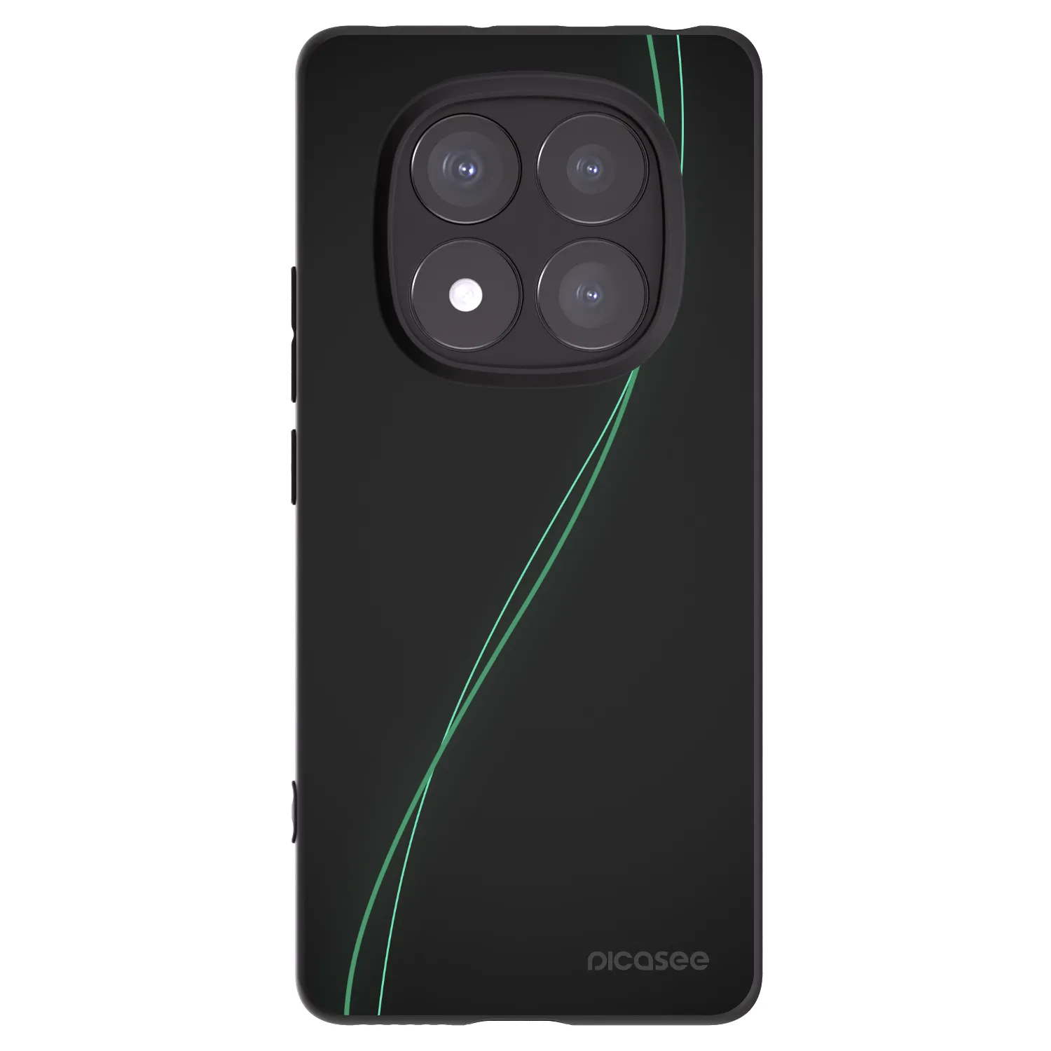 Picasee silikonowe czarne etui na Xiaomi Redmi Note 14 Pro+ 5G - Be Different