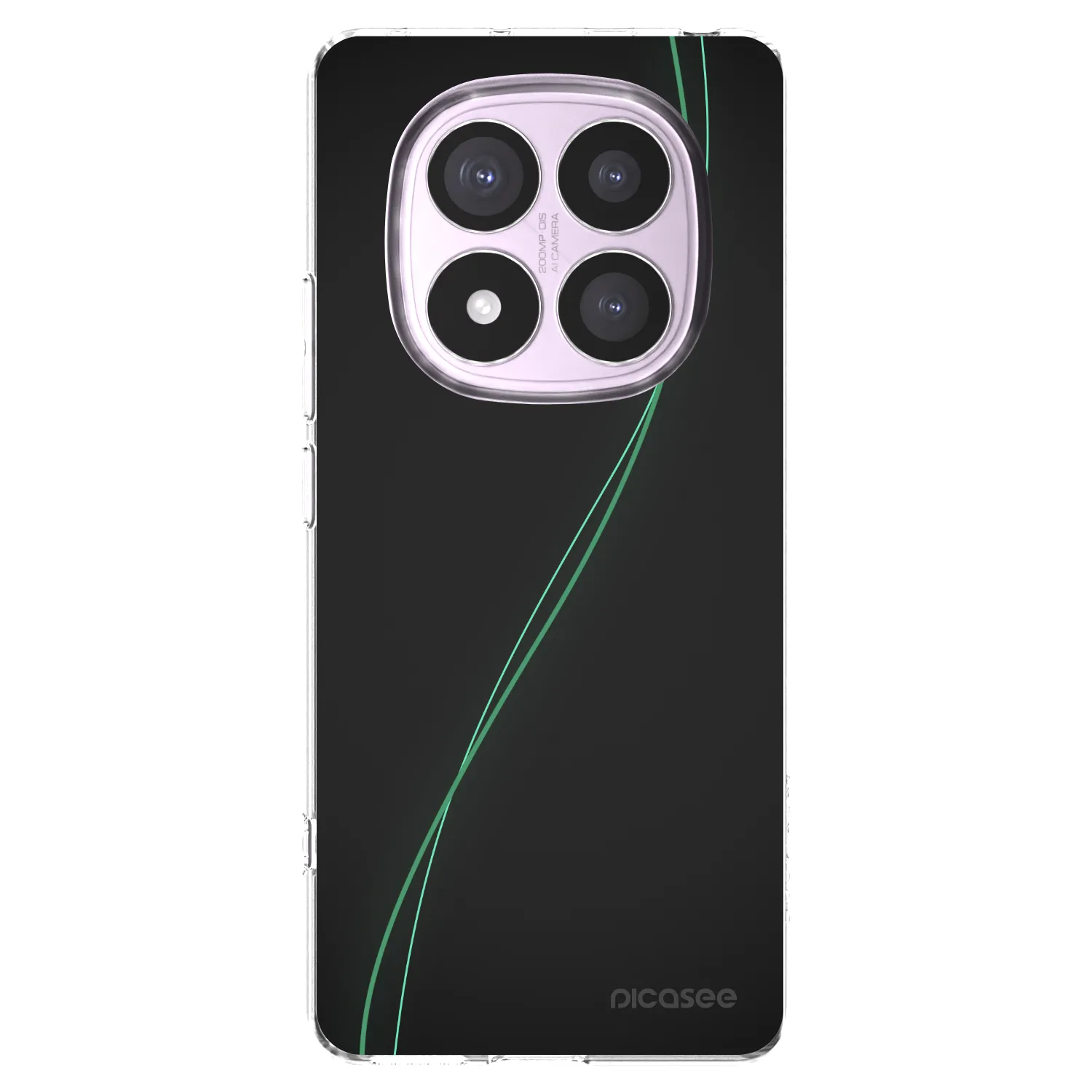 Picasee silikonowe przeźroczyste etui na Xiaomi Redmi Note 14 Pro 5G - Be Different