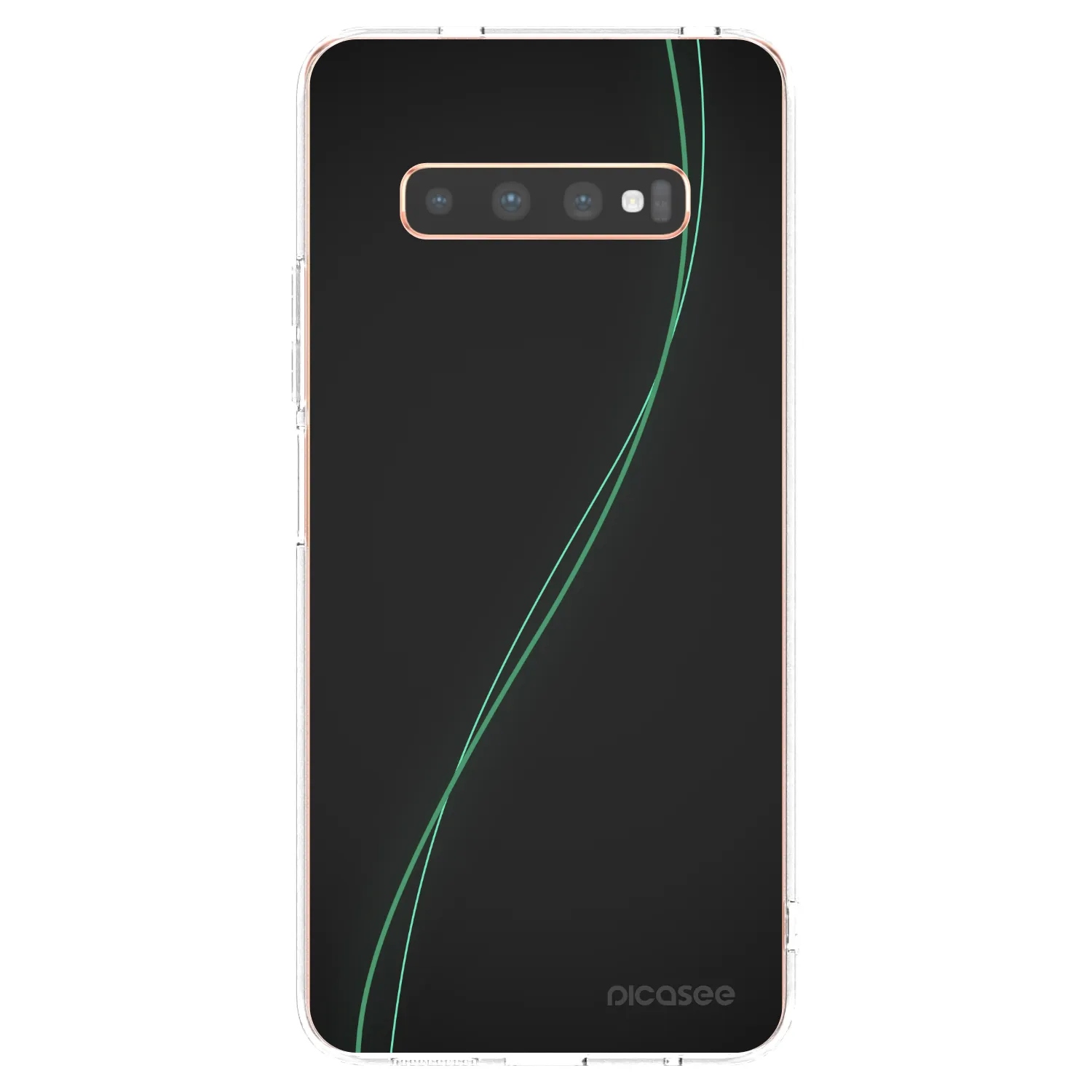 Picasee silikonowe przeźroczyste etui na Samsung Galaxy S10 Plus G975 - Be Different