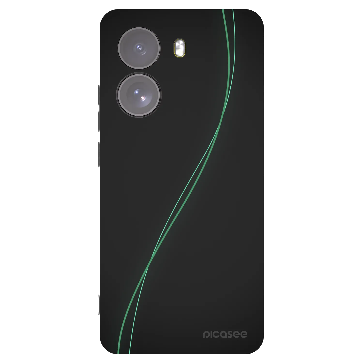 Picasee silikonowe czarne etui na Xiaomi Poco X7 - Be Different