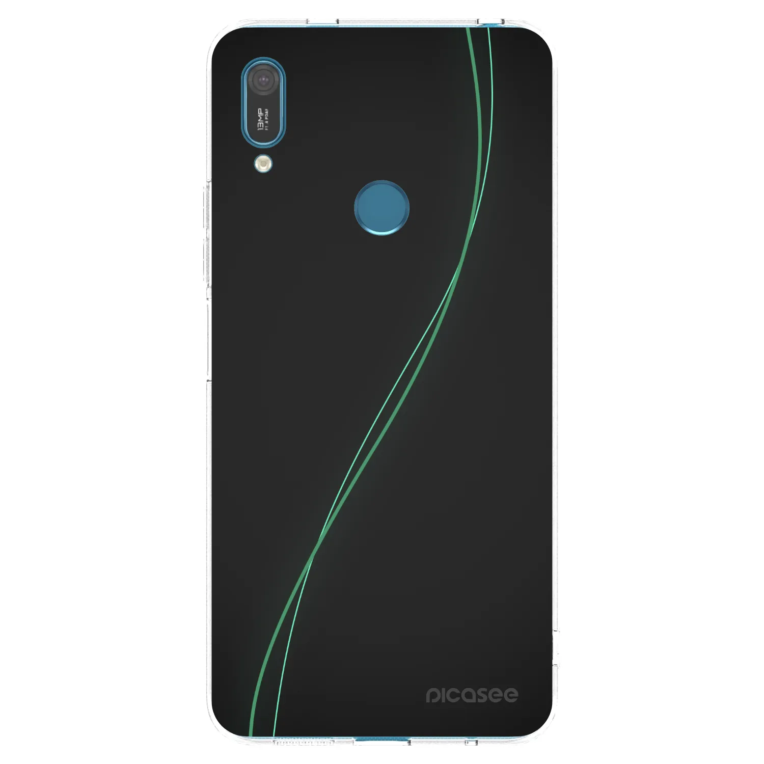 Picasee silikonowe przeźroczyste etui na Huawei Y7 2019 - Be Different