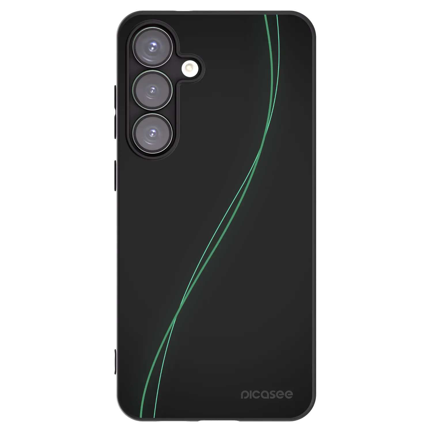 Picasee silikonowe czarne etui na Samsung Galaxy S25+ 5G - Be Different