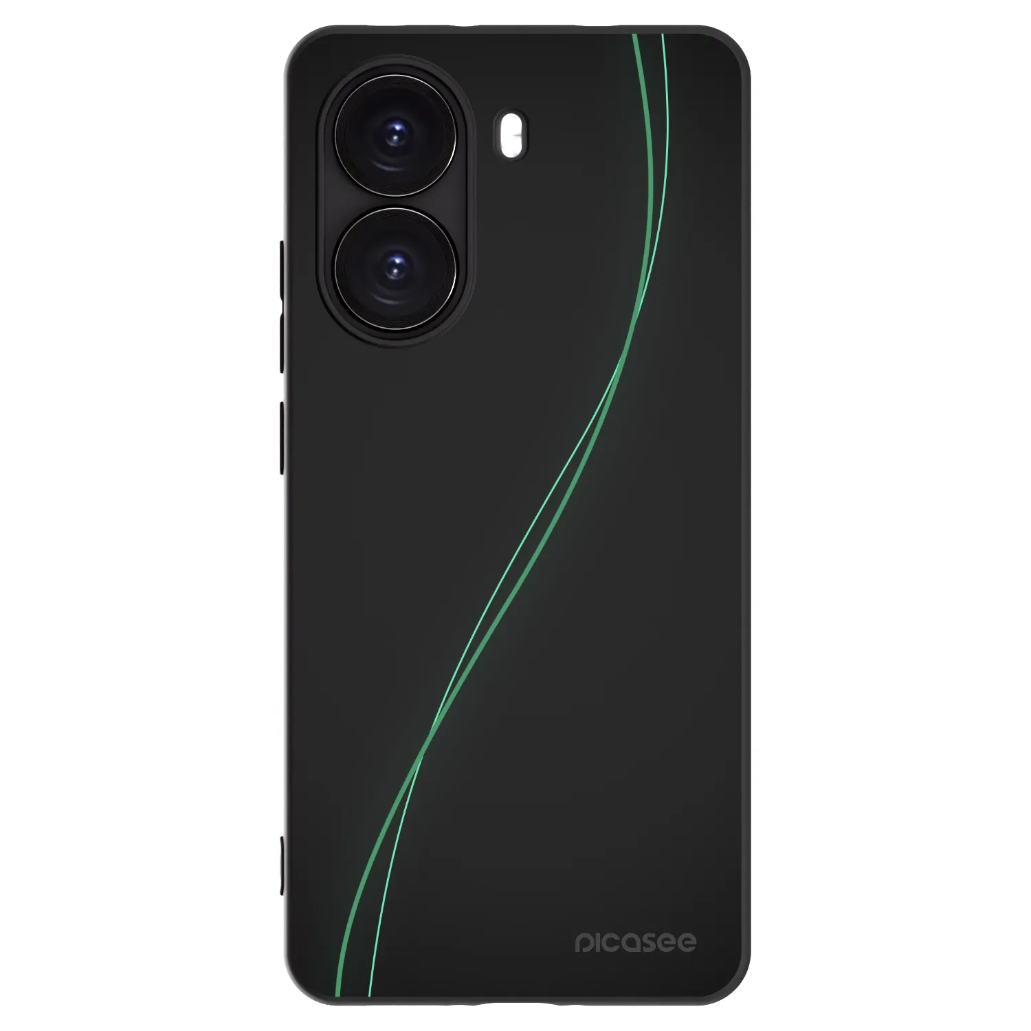 Picasee silikonowe czarne etui na Xiaomi Poco X7 Pro 5G - Be Different