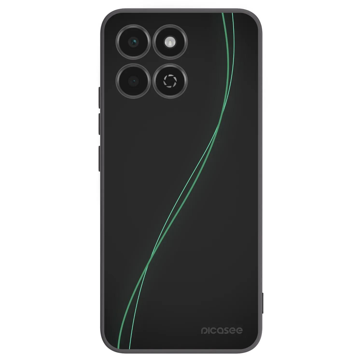Picasee silikonowe czarne etui na Honor 200 Smart 5G - Be Different
