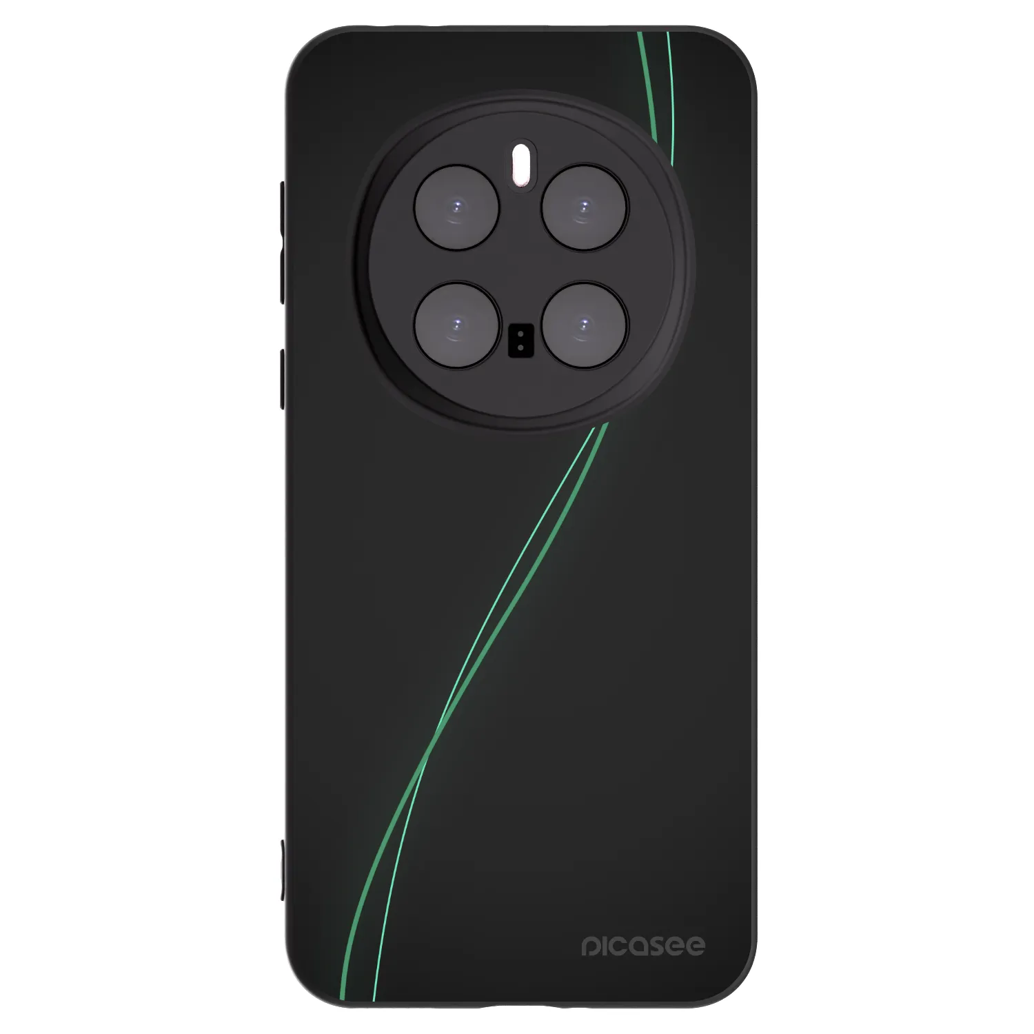 Picasee silikonowe czarne etui na Honor Magic7 Pro 5G - Be Different