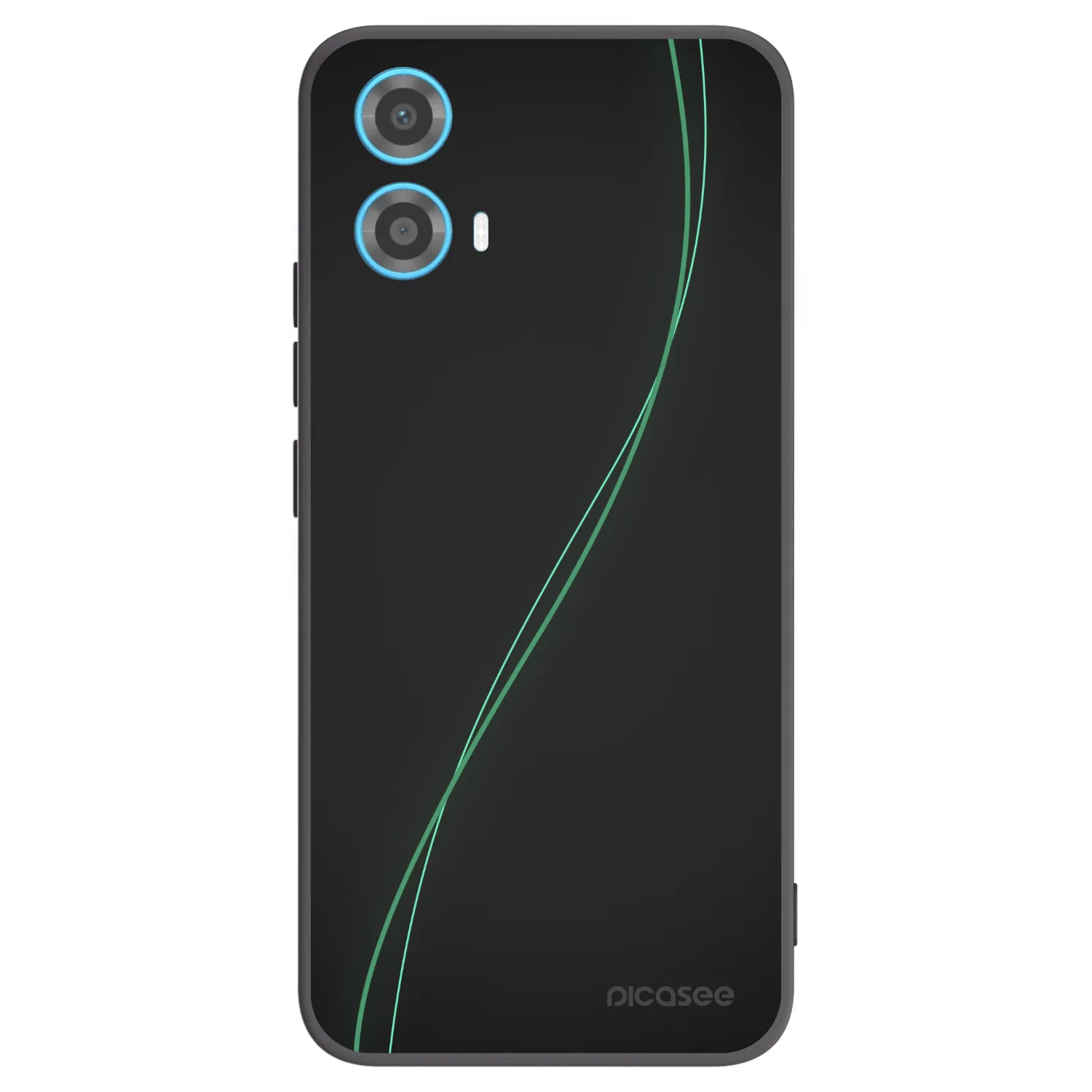 Picasee silikonowe czarne etui na Motorola Moto G34 5G - Be Different