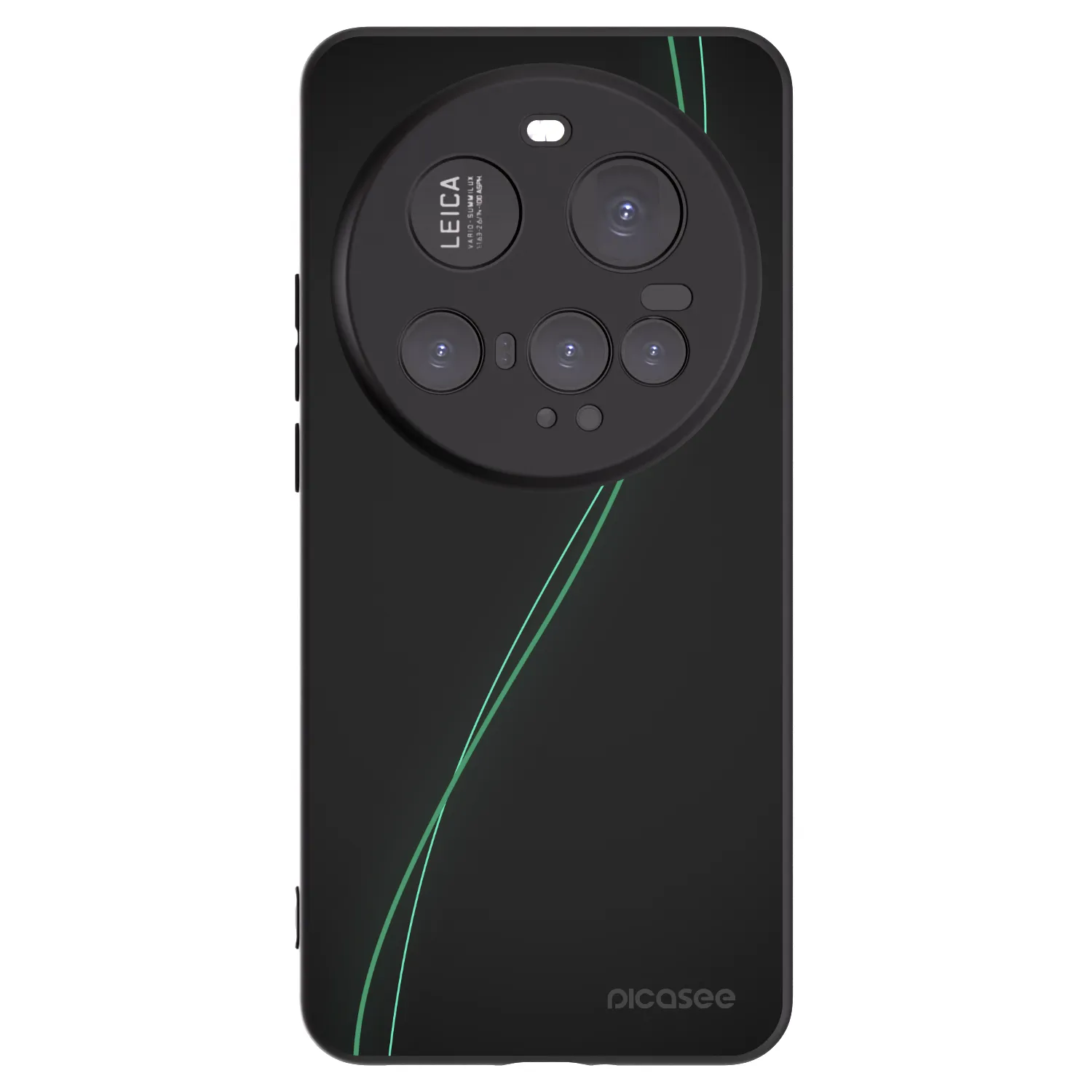 Picasee silikonowe czarne etui na Xiaomi 15 Ultra - Be Different
