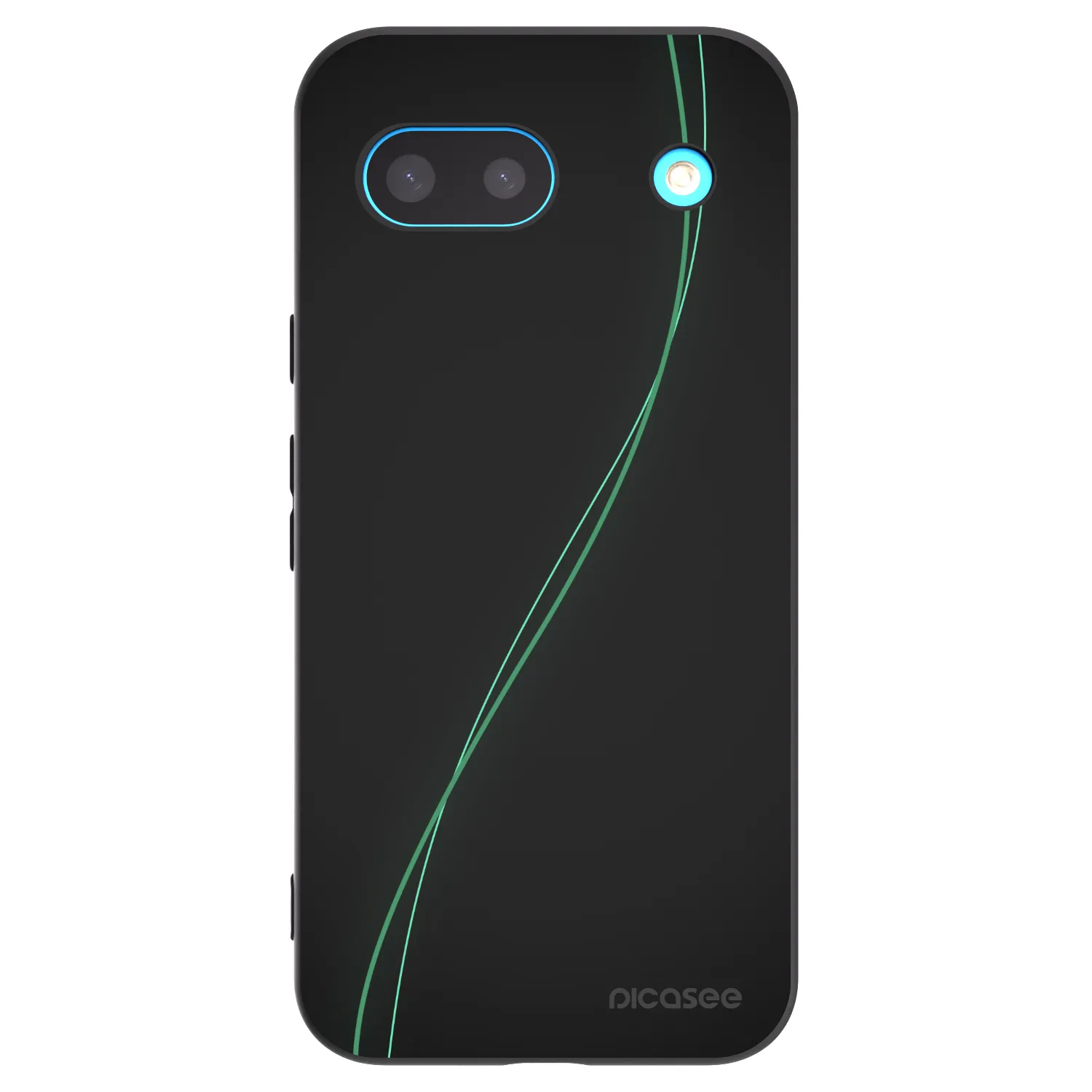 Picasee silikonowe czarne etui na Google Pixel 8 - Be Different