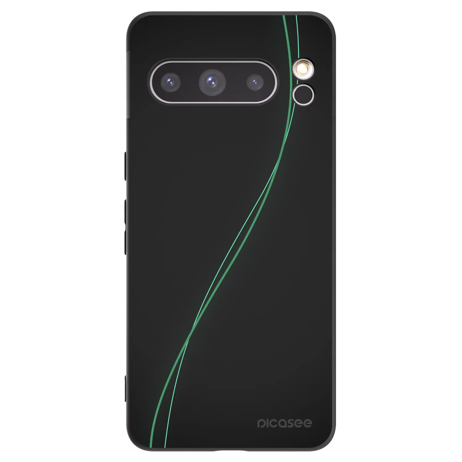 Picasee silikonowe czarne etui na Google Pixel 8 Pro - Be Different
