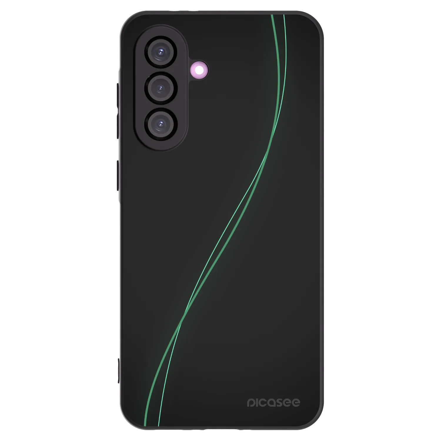 Picasee silikonowe czarne etui na Samsung Galaxy A36 5G - Be Different