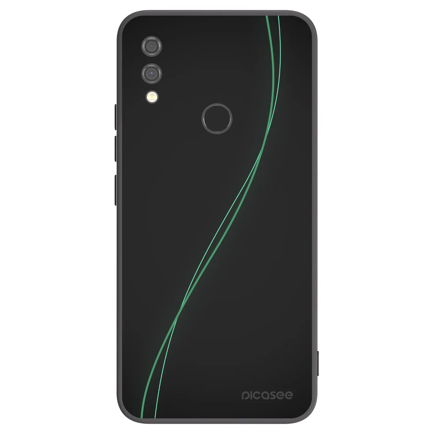 Picasee silikonowe czarne etui na Xiaomi Redmi Note 7 - Be Different