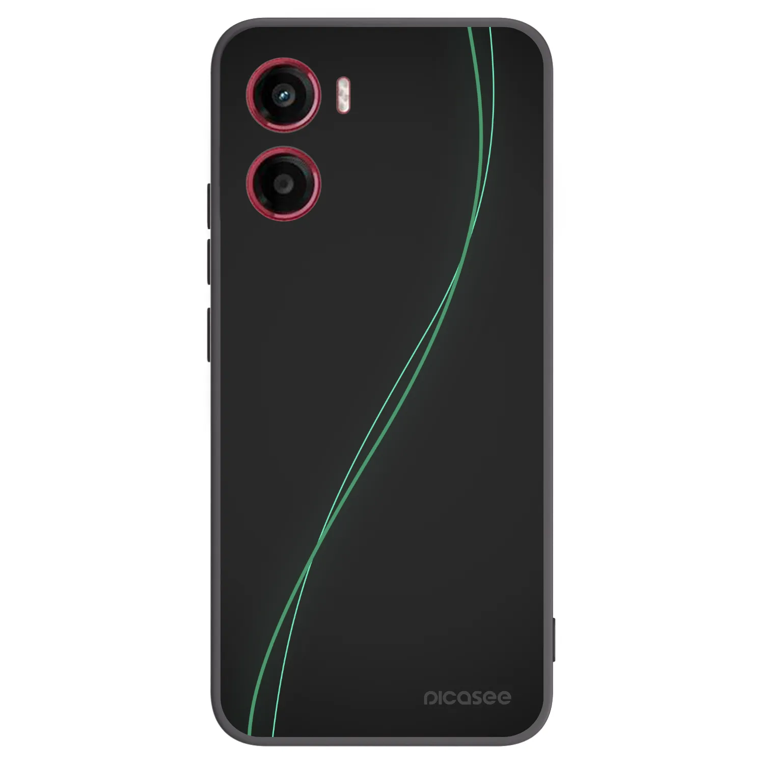 Picasee silikonowe czarne etui na Motorola Moto G05 - Be Different