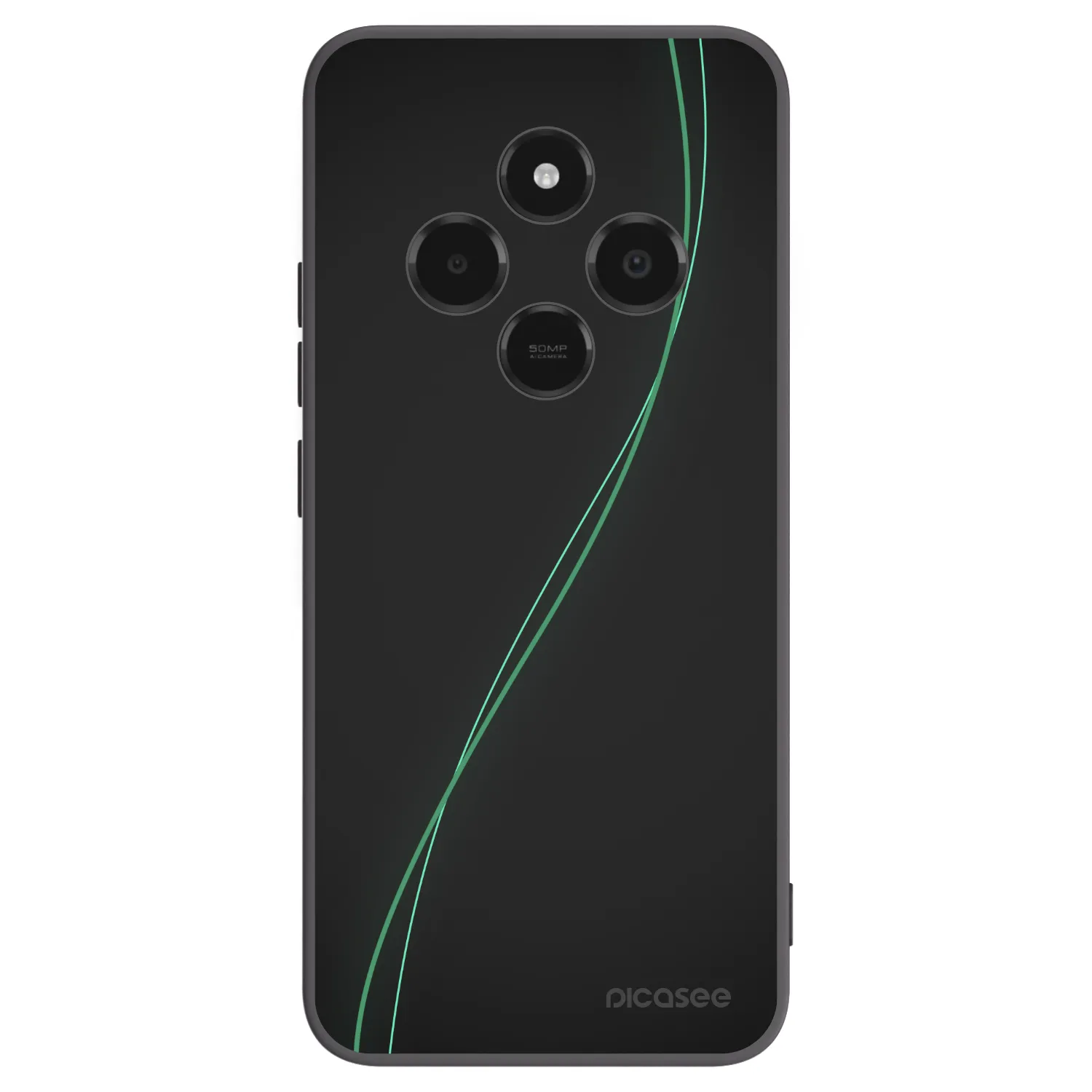 Picasee silikonowe czarne etui na Xiaomi Poco C75 - Be Different
