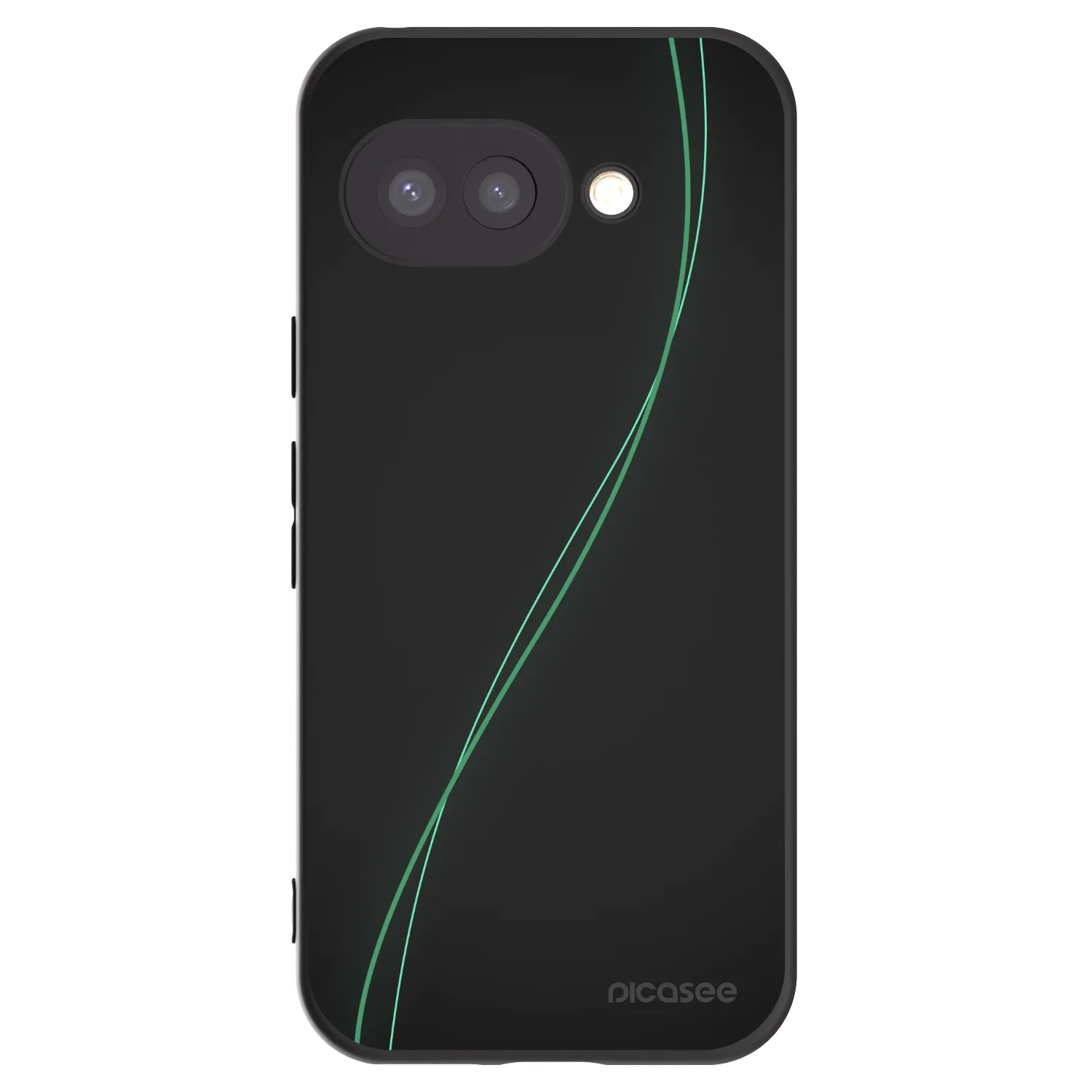 Picasee silikonowe czarne etui na Google Pixel 9a - Be Different