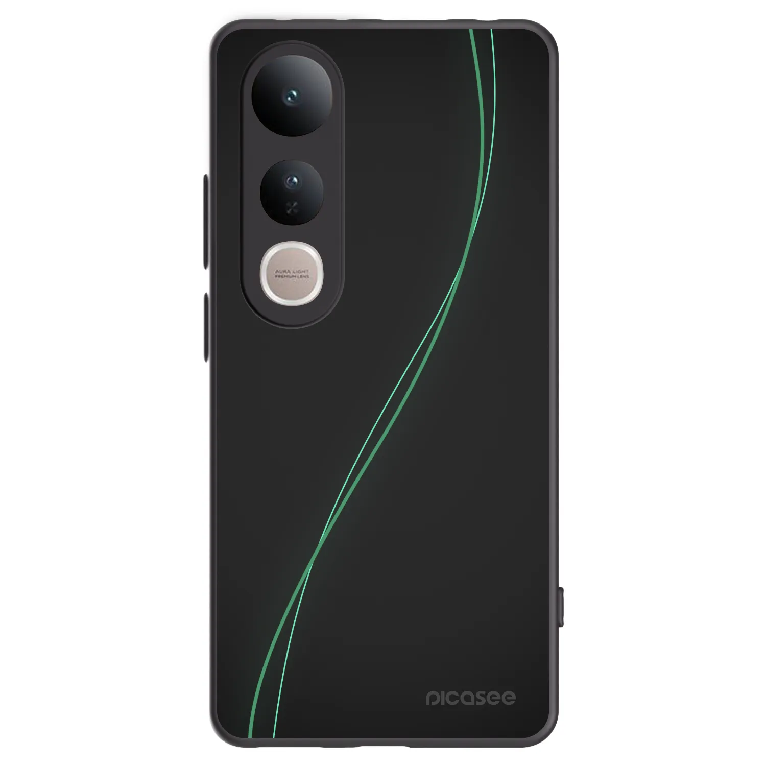Picasee silikonowe czarne etui na Vivo V50 Lite 5G - Be Different