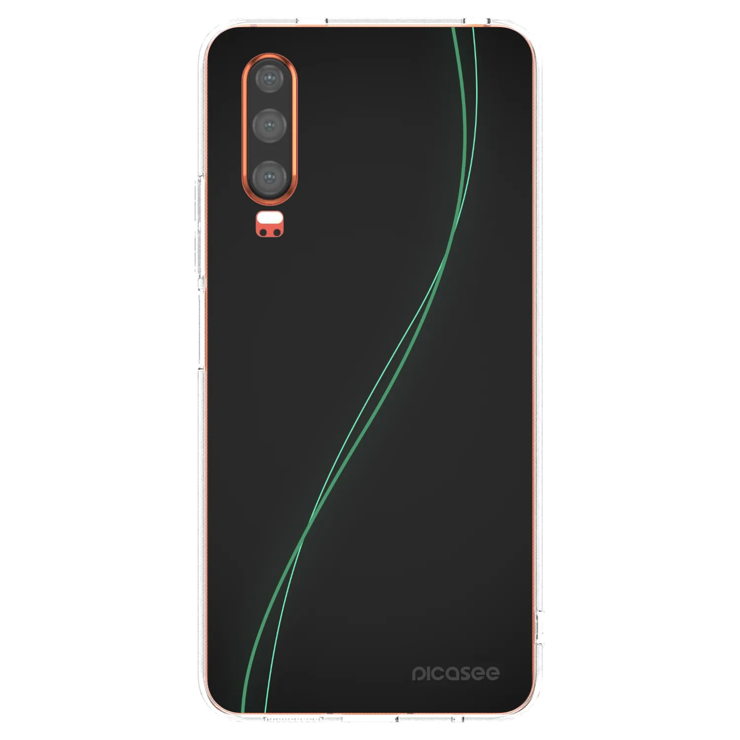 Picasee silikonowe przeźroczyste etui na Huawei P30 - Be Different