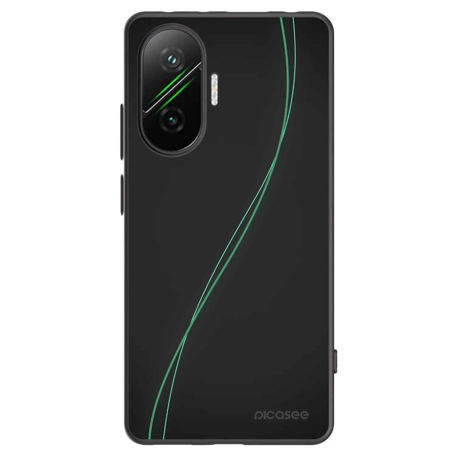 Picasee silikonowe czarne etui na Xiaomi Poco F7 Pro 5G - Be Different