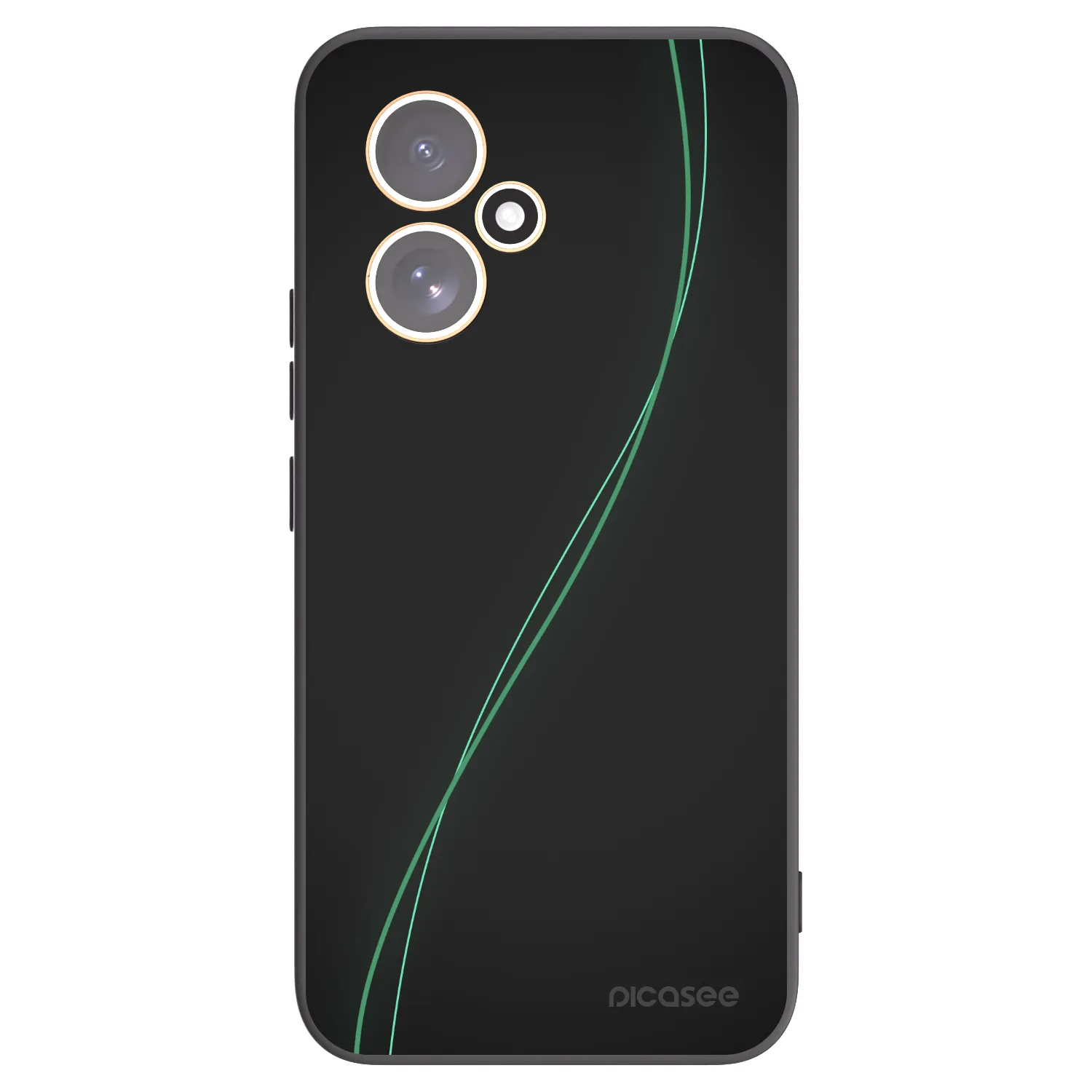 Picasee silikonowe czarne etui na Honor 400 5G - Be Different