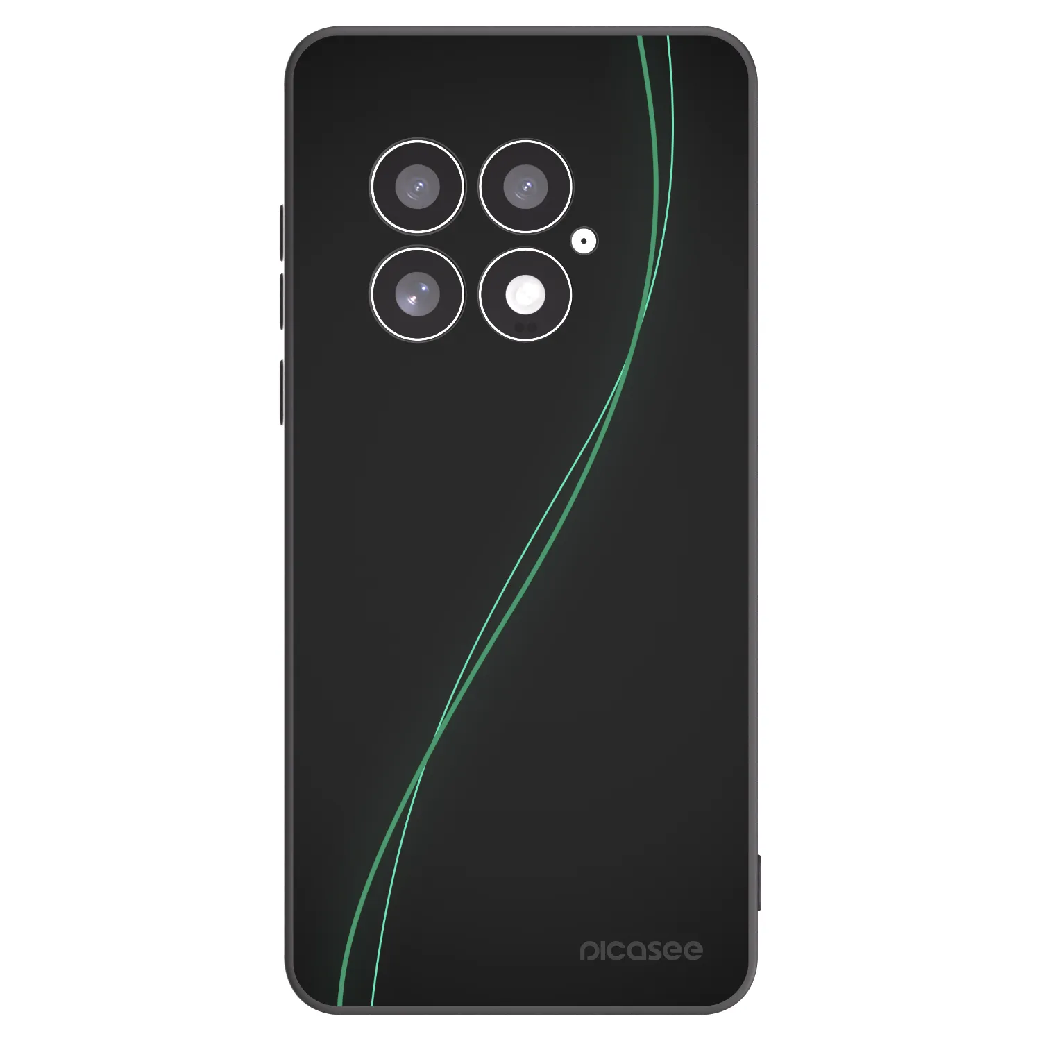 Picasee silikonowe czarne etui na OnePlus 13 5G - Be Different