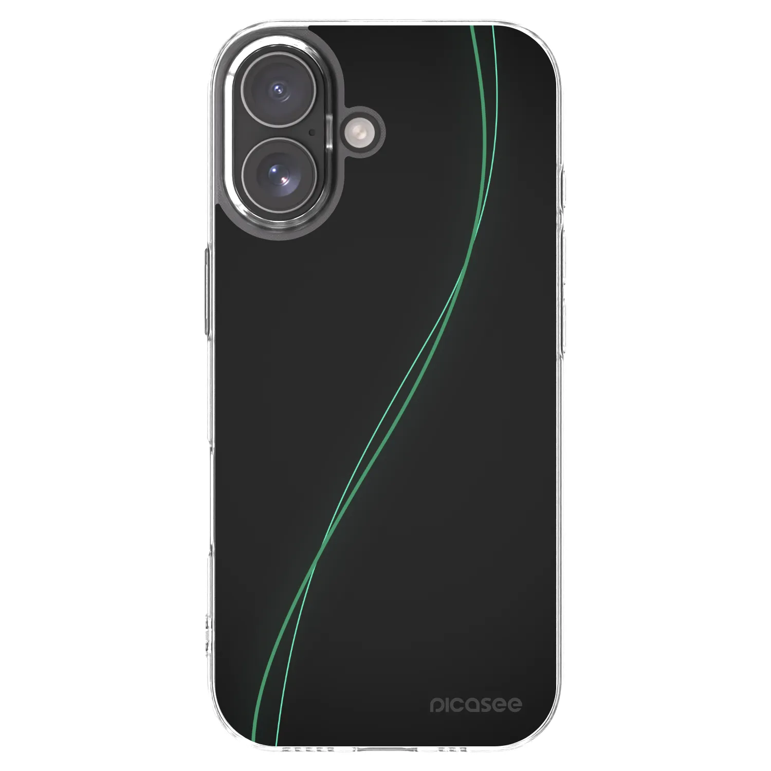 Picasee silikonowe przeźroczyste etui na Apple iPhone 17 - Be Different
