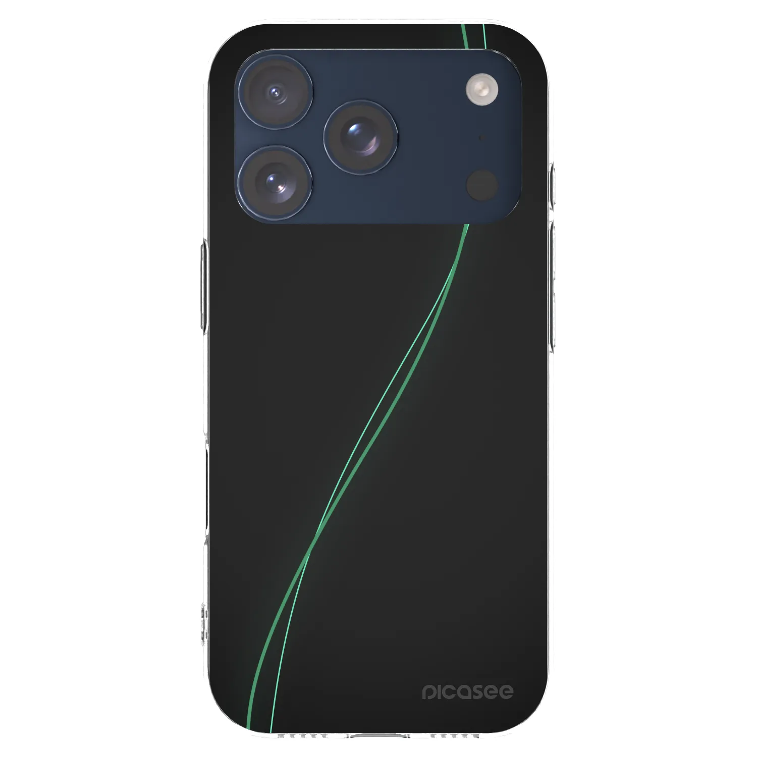 Picasee silikonowe przeźroczyste etui na Apple iPhone 17 Pro - Be Different