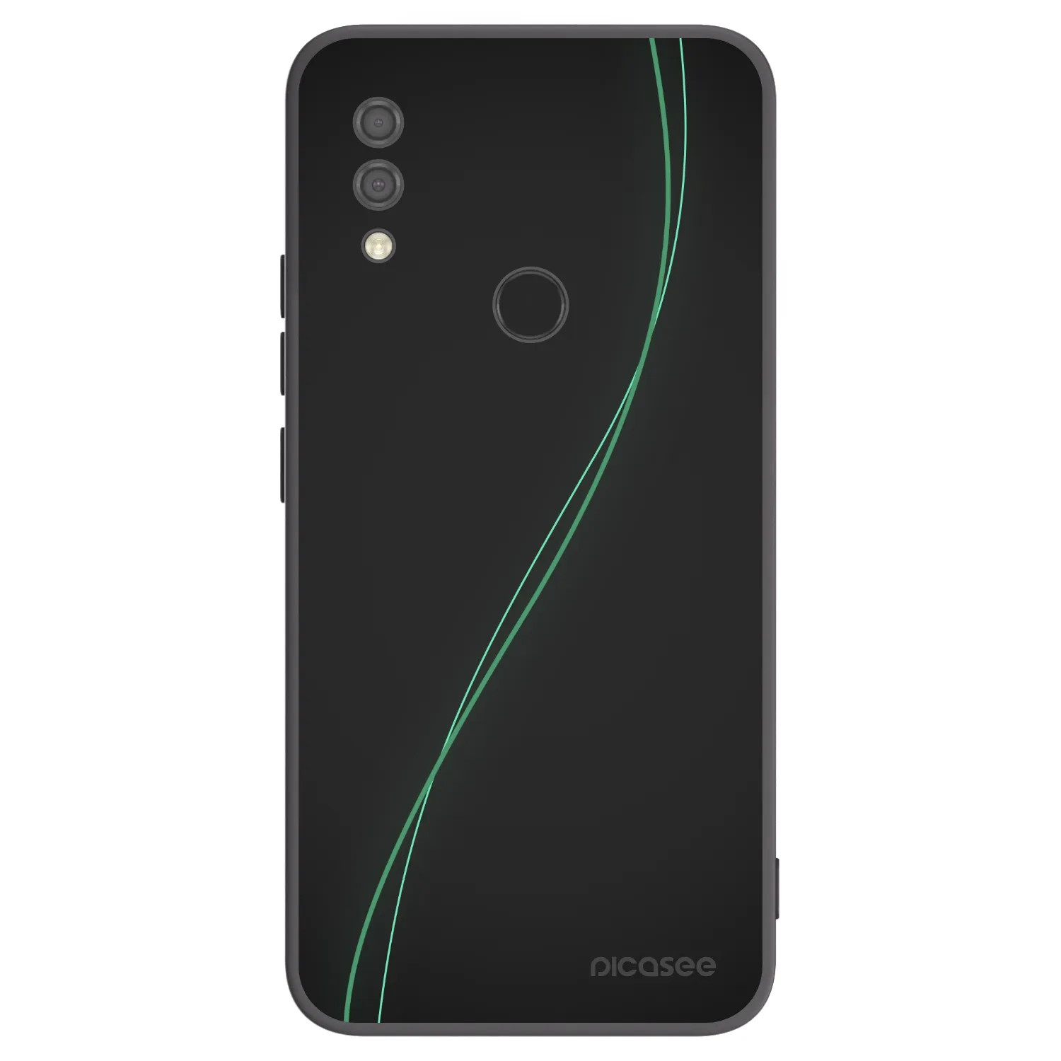 Picasee silikonowe czarne etui na Xiaomi Redmi 7 - Be Different