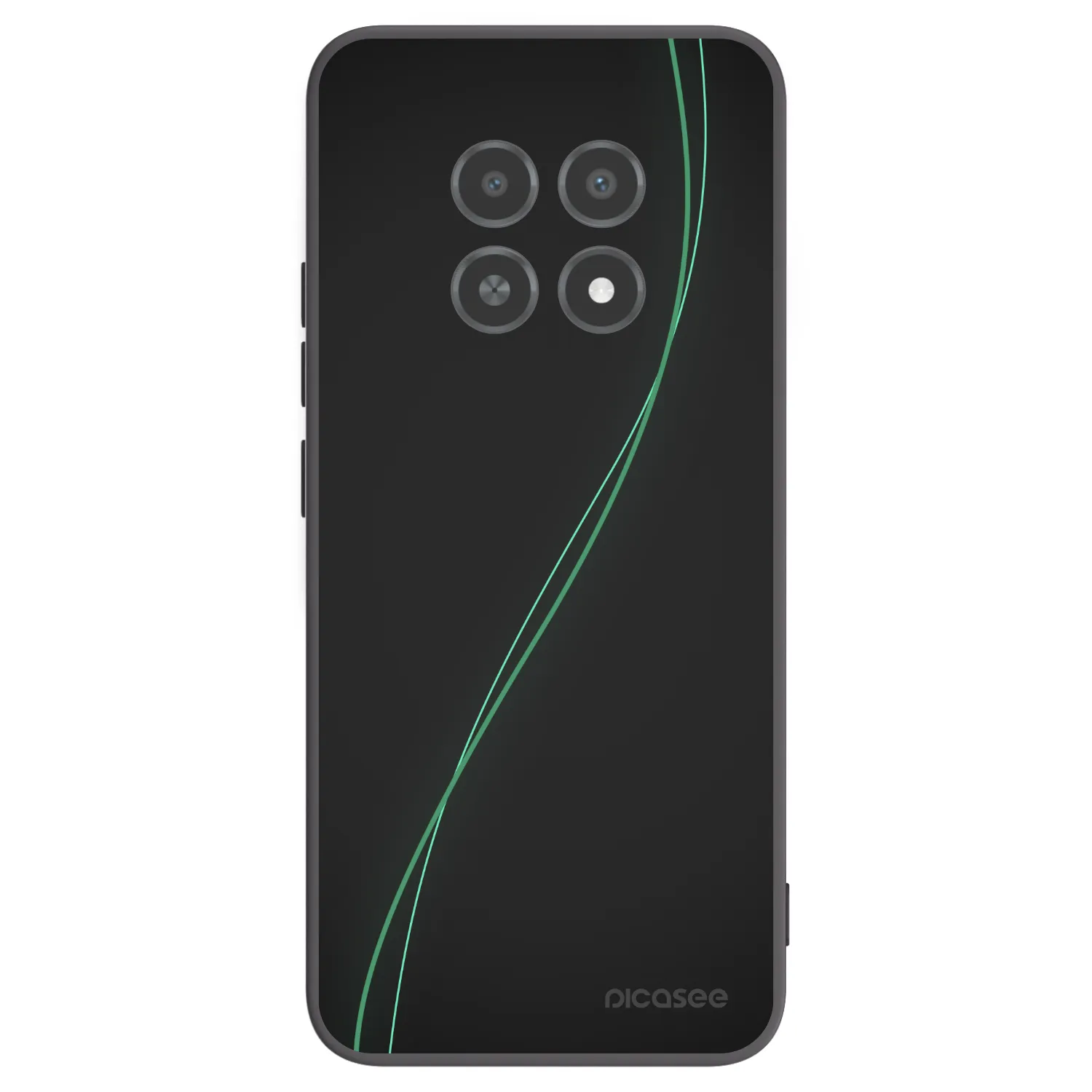 Picasee silikonowe czarne etui na Realme 12X - Be Different