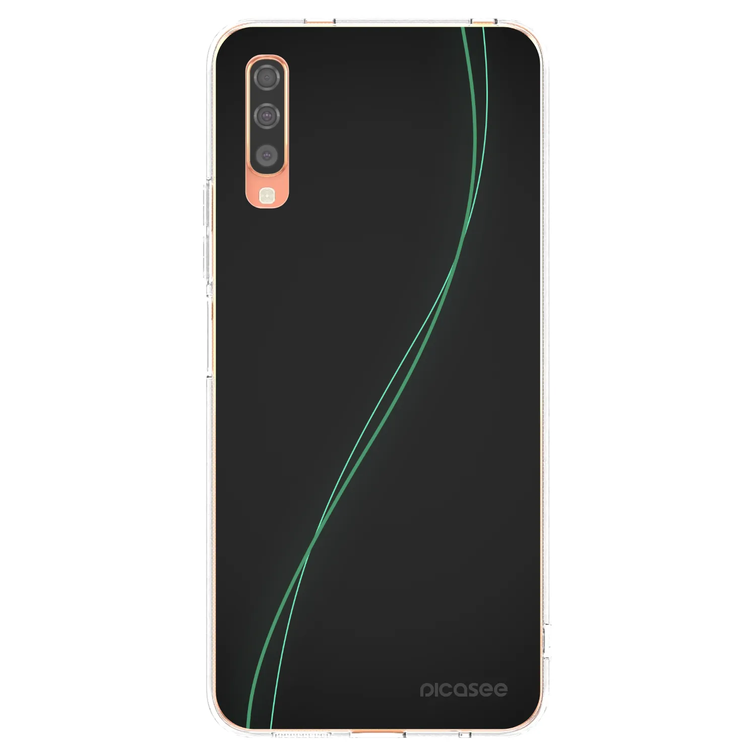 Picasee silikonowe przeźroczyste etui na Samsung Galaxy A70 A705F - Be Different