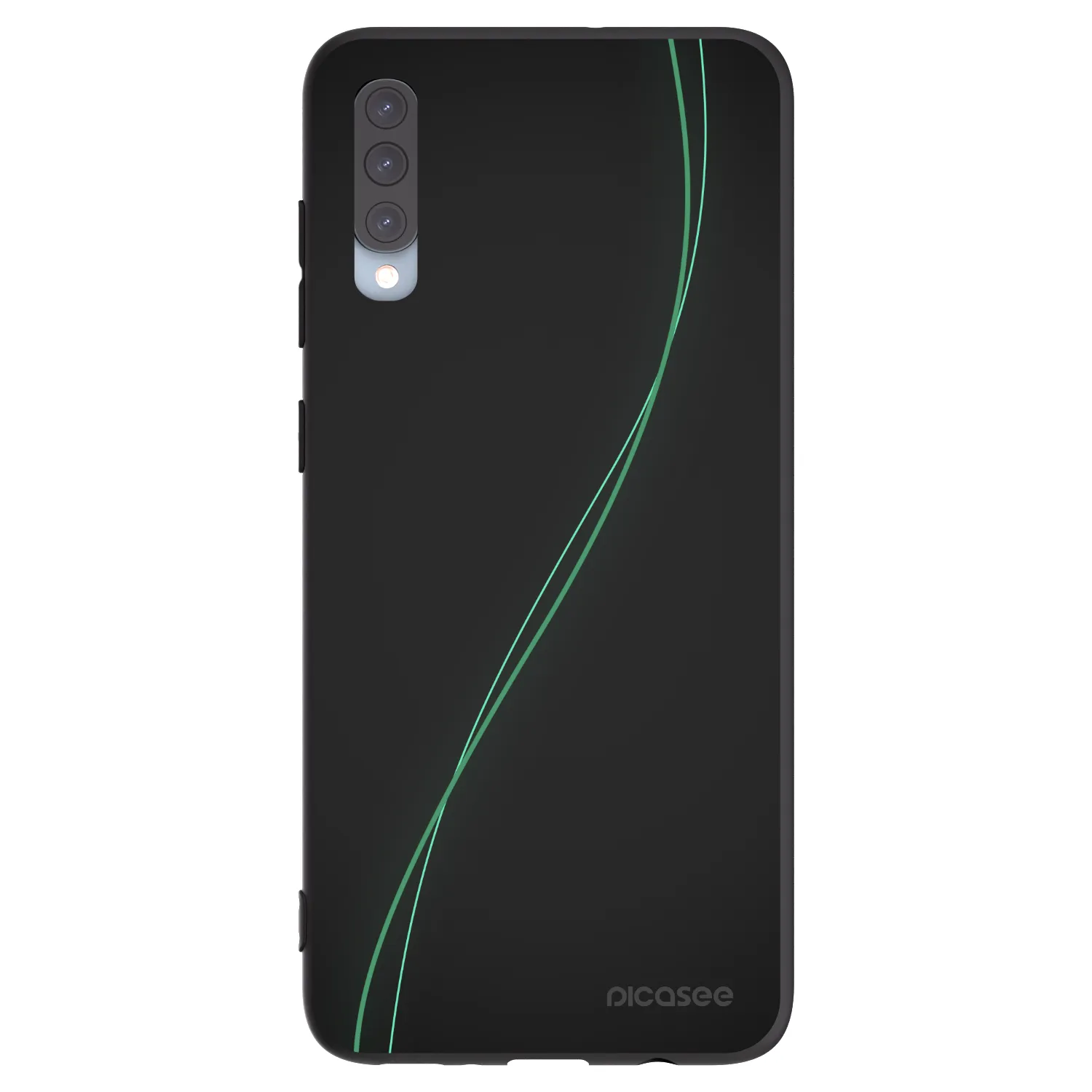 Picasee silikonowe czarne etui na Samsung Galaxy A70 A705F - Be Different