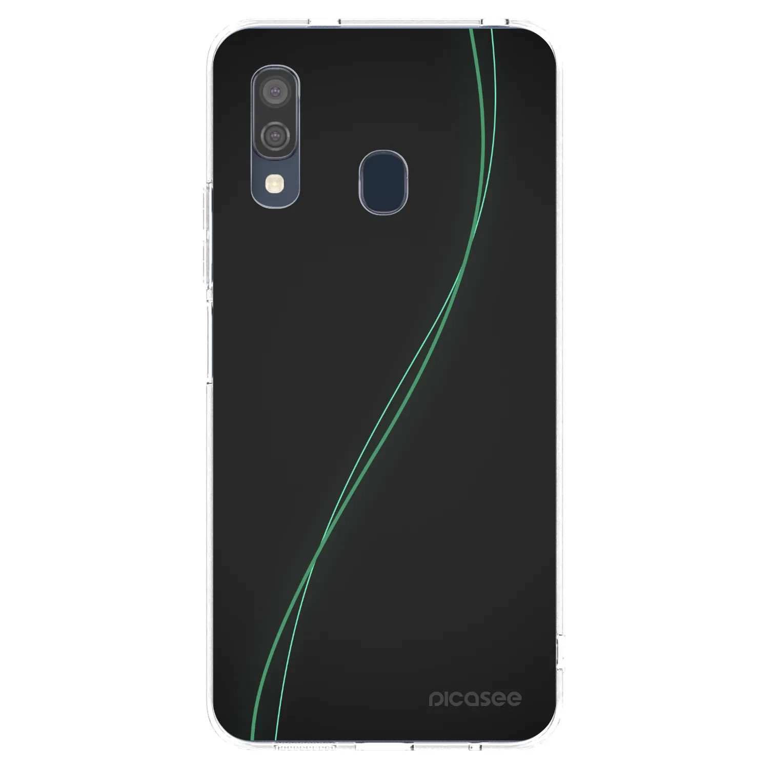 Picasee silikonowe przeźroczyste etui na Samsung Galaxy A40 A405F - Be Different