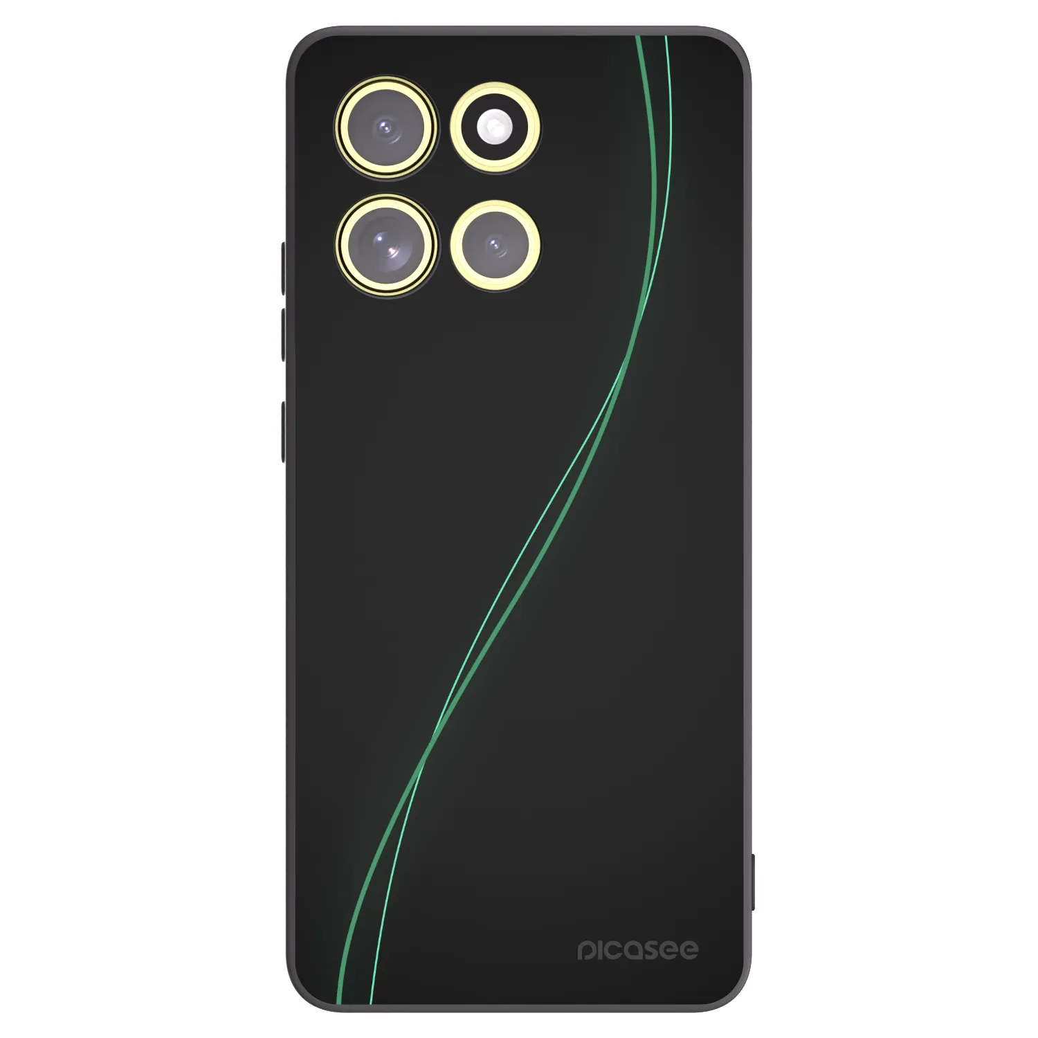 Picasee silikonowe czarne etui na Motorola Moto G86 5G - Be Different