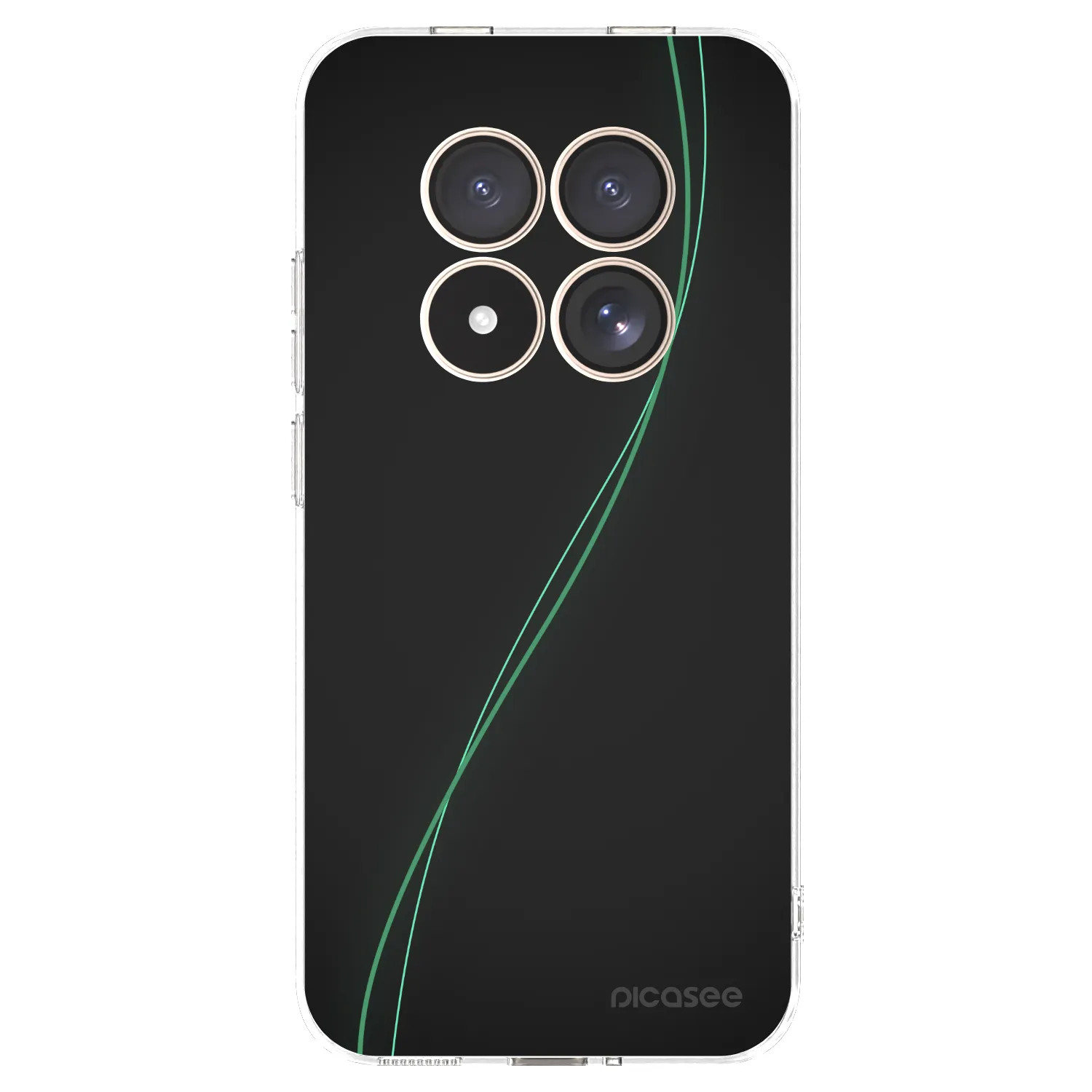 Picasee silikonowe przeźroczyste etui na Xiaomi Redmi Note 15 Pro 4G - Be Different