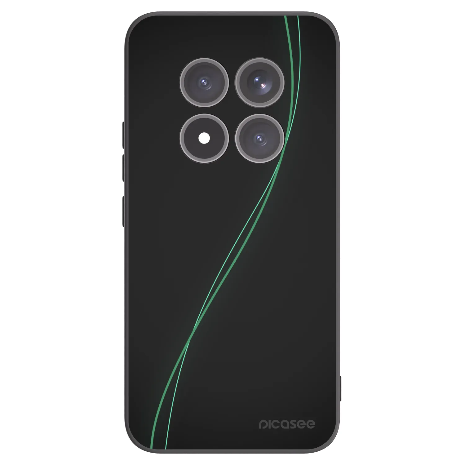 Picasee silikonowe czarne etui na Xiaomi Redmi Note 15 Pro+ - Be Different