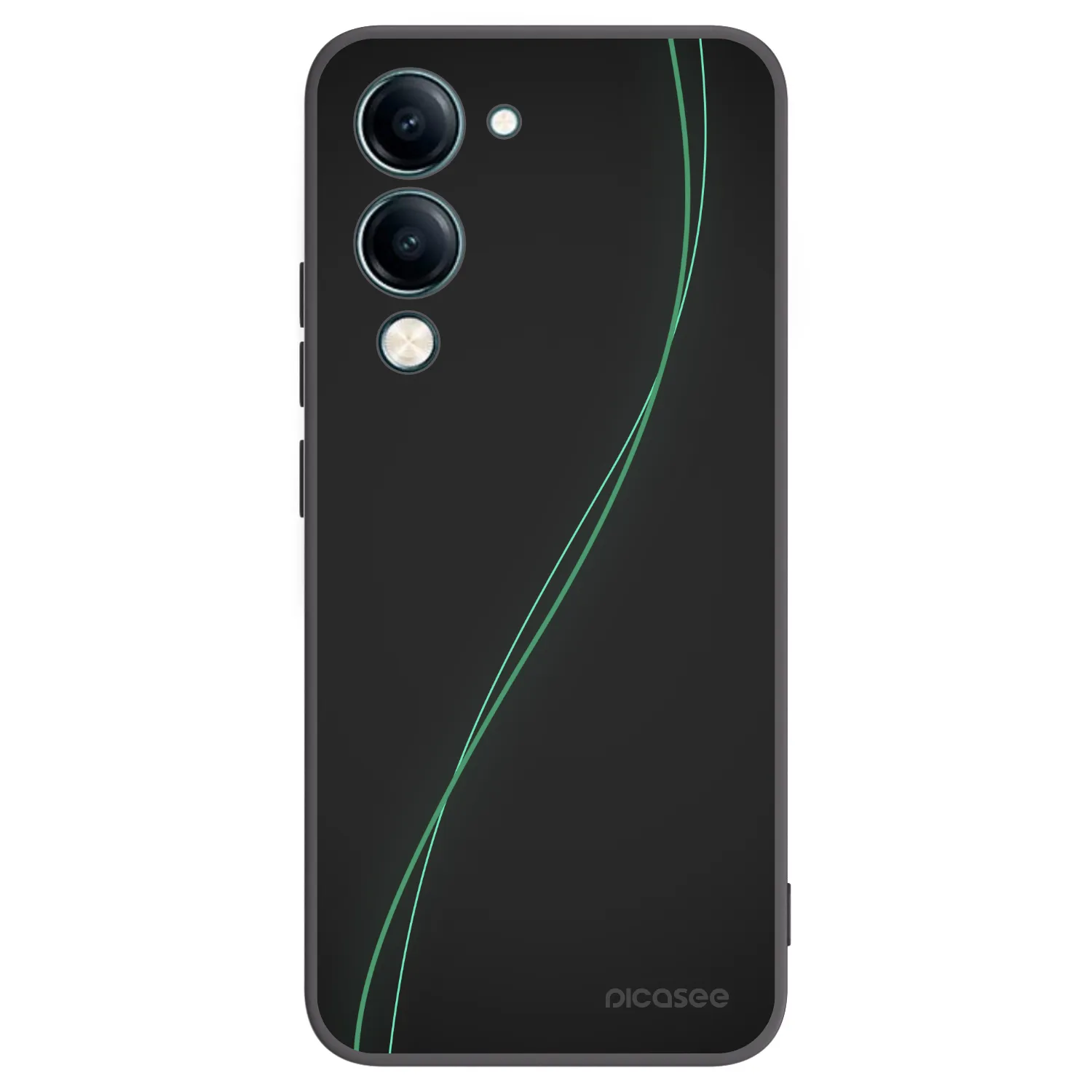Picasee silikonowe czarne etui na Vivo Y29s 5G - Be Different