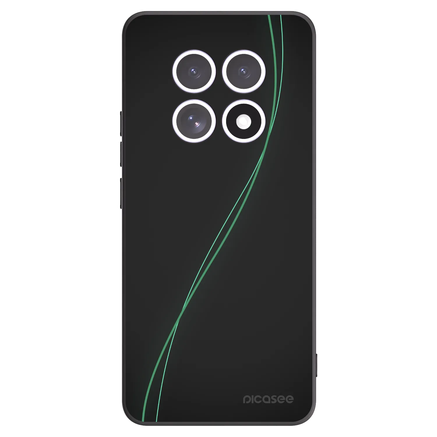 Picasee silikonowe czarne etui na Xiaomi Redmi Note 15 4G - Be Different