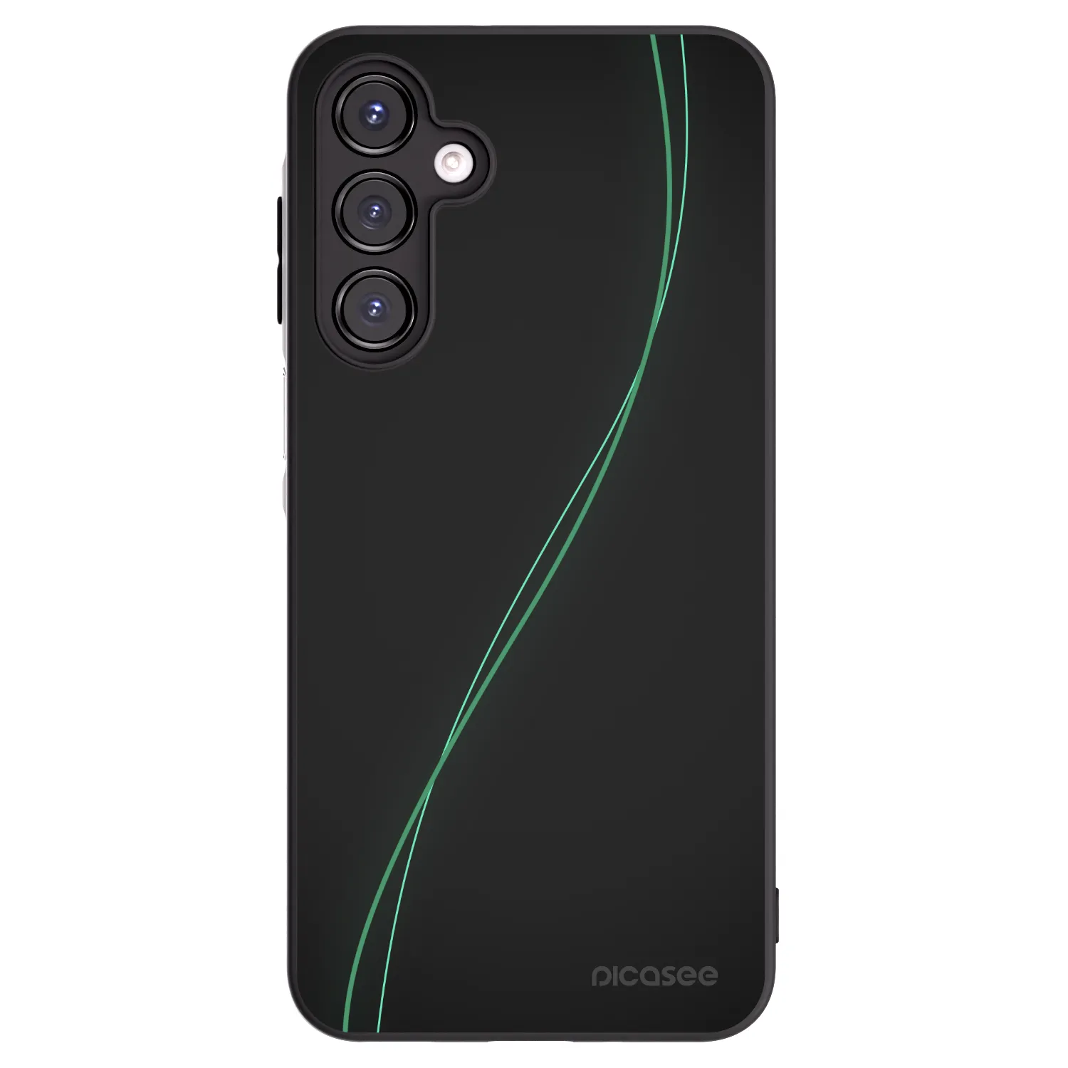 Picasee silikonowe czarne etui na Samsung Galaxy A16 4G - Be Different