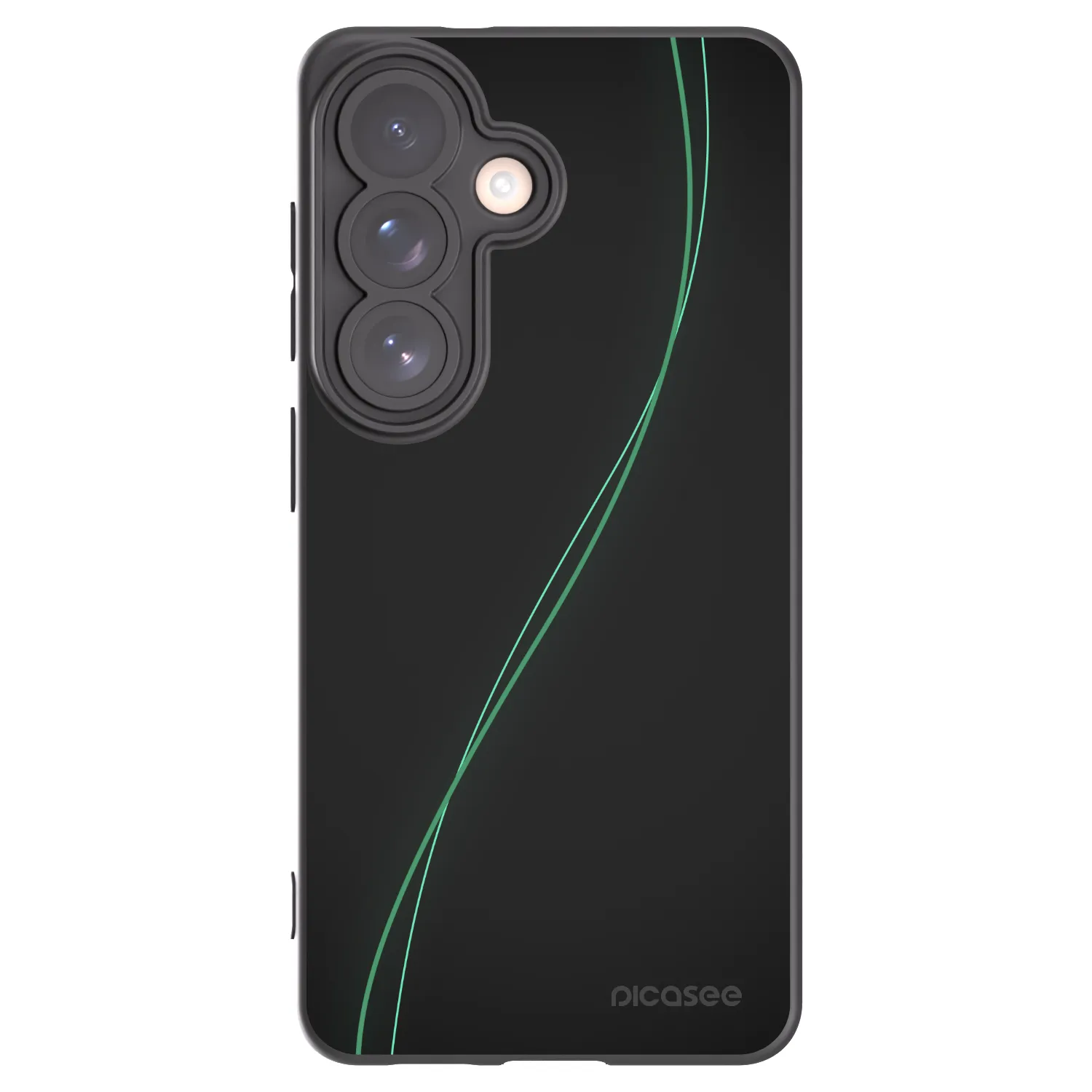 Picasee silikonowe czarne etui na Samsung Galaxy S26 - Be Different
