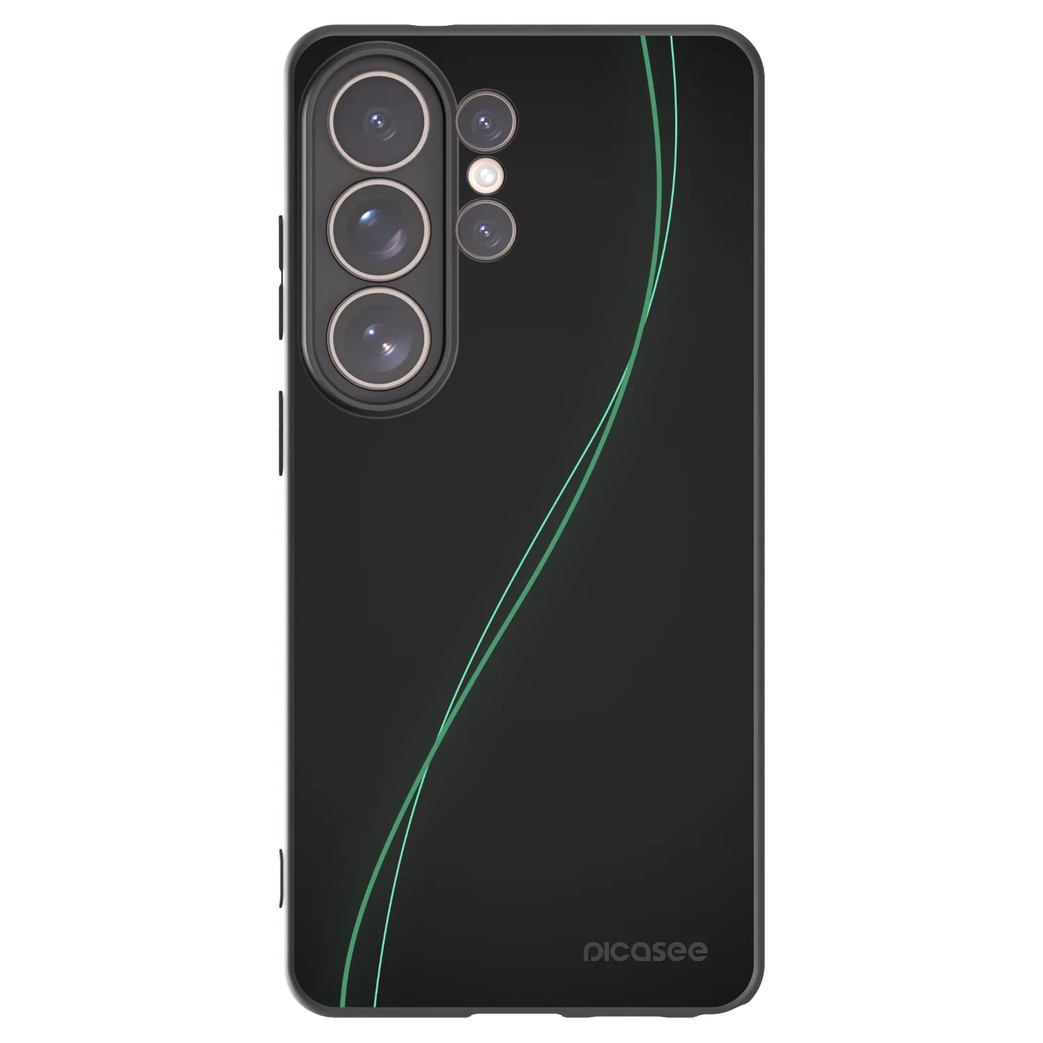 Picasee silikonowe czarne etui na Samsung Galaxy S26 Ultra - Be Different
