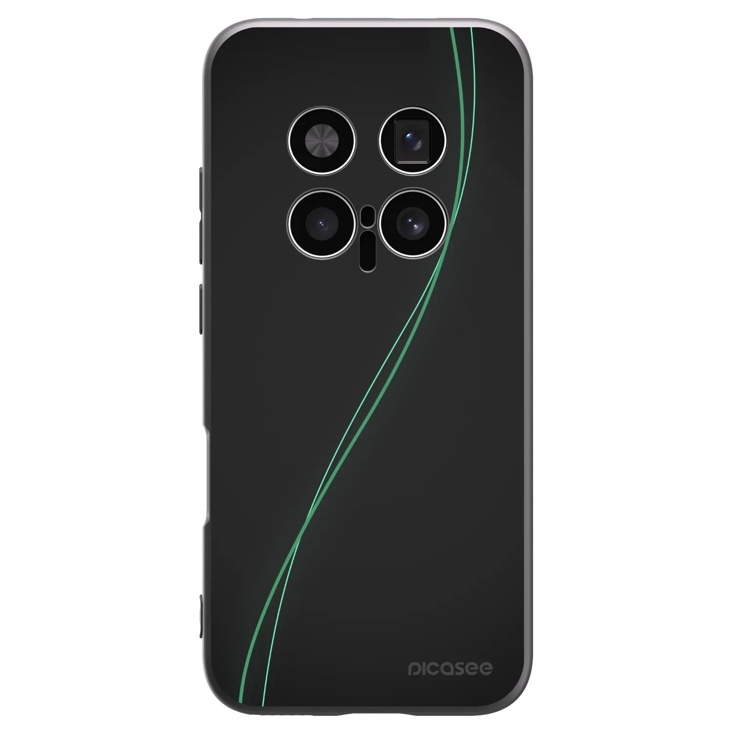 Picasee silikonowe czarne etui na Honor Magic8 Pro 5G - Be Different