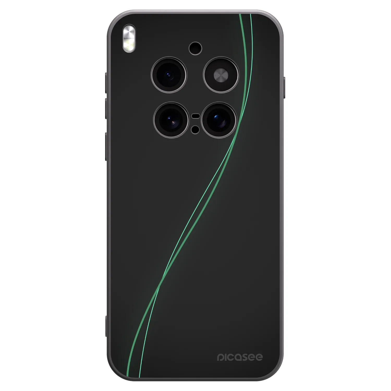 Picasee silikonowe czarne etui na Vivo X300 Pro - Be Different