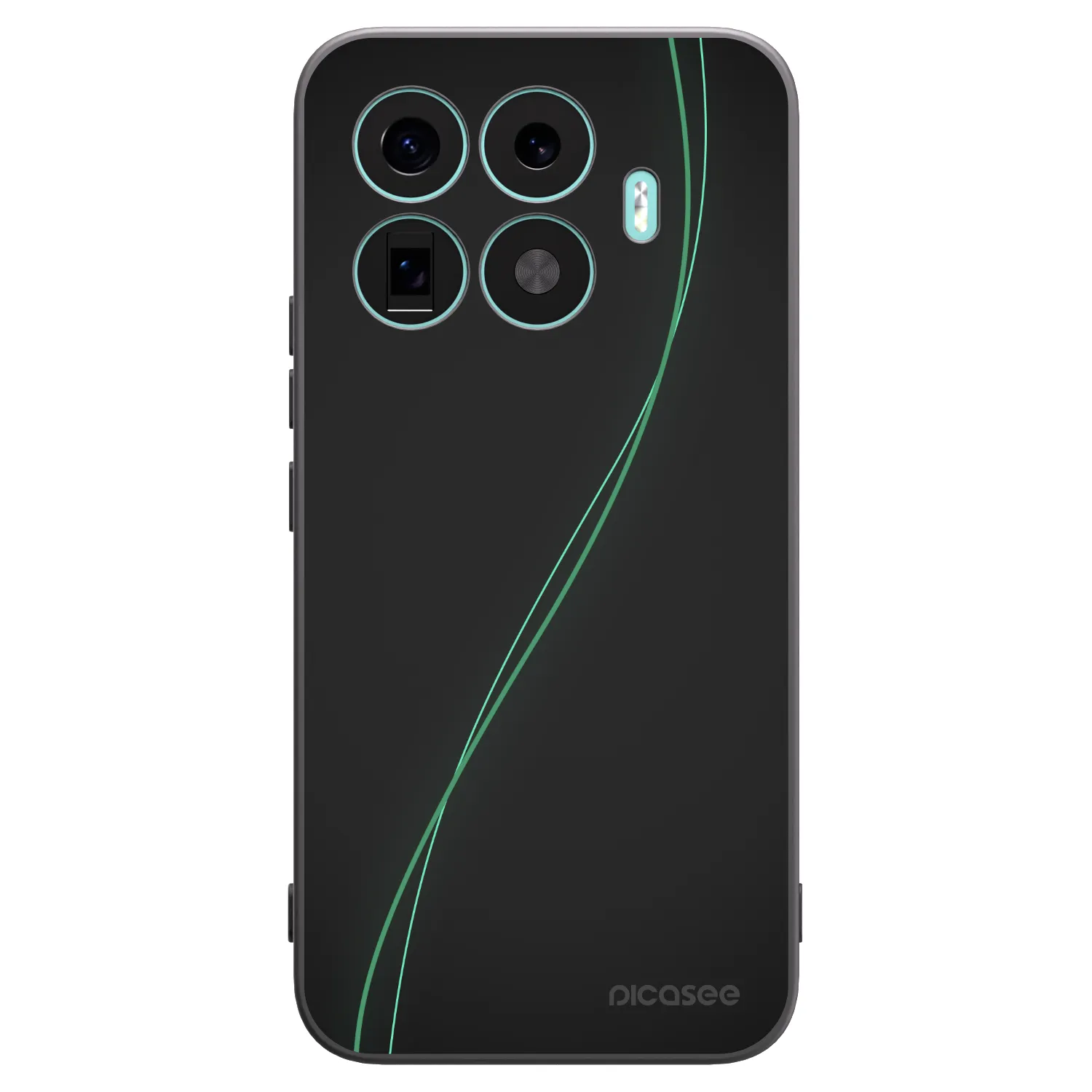 Picasee silikonowe czarne etui na Xiaomi 17T Pro - Be Different
