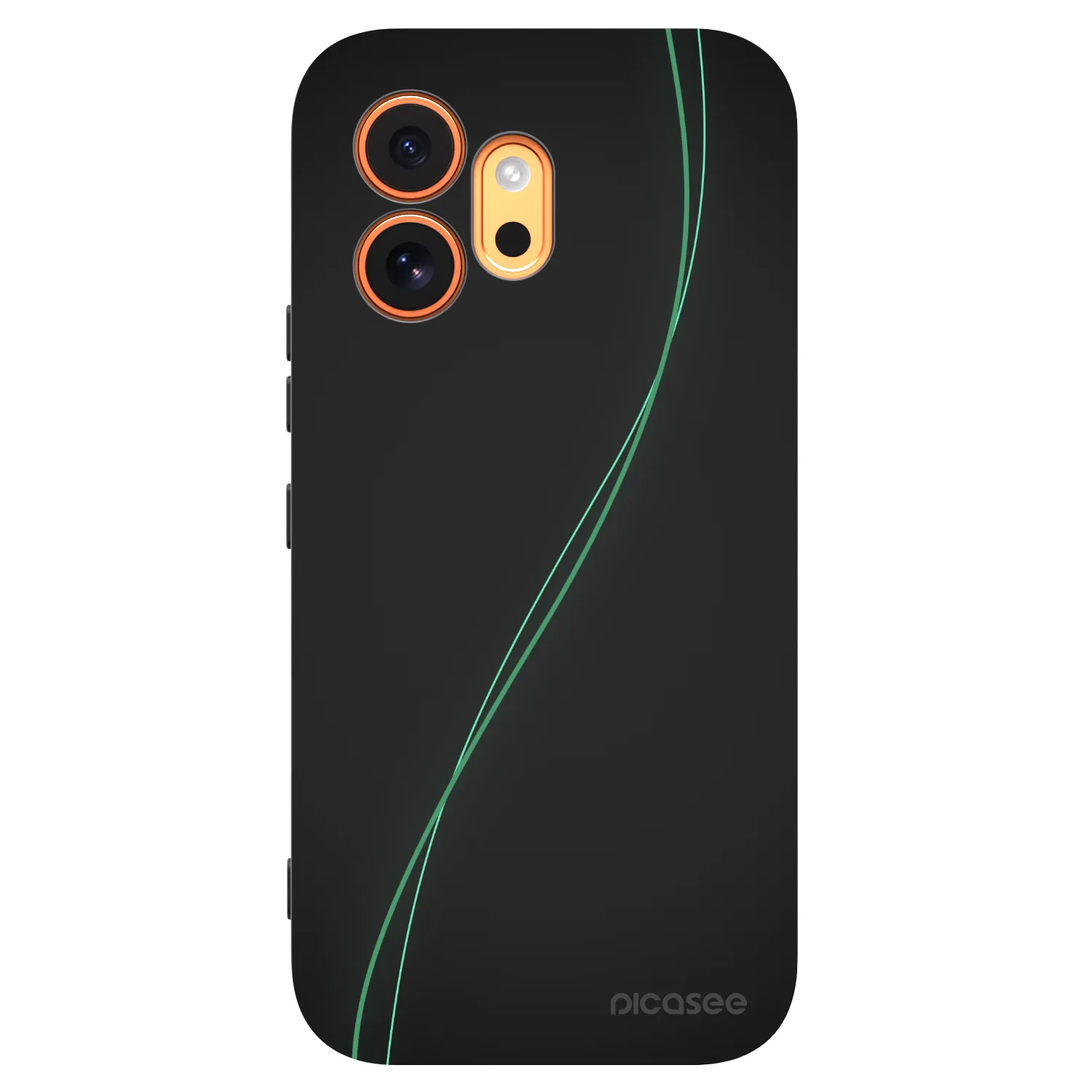 Picasee silikonowe czarne etui na Honor 600 - Be Different