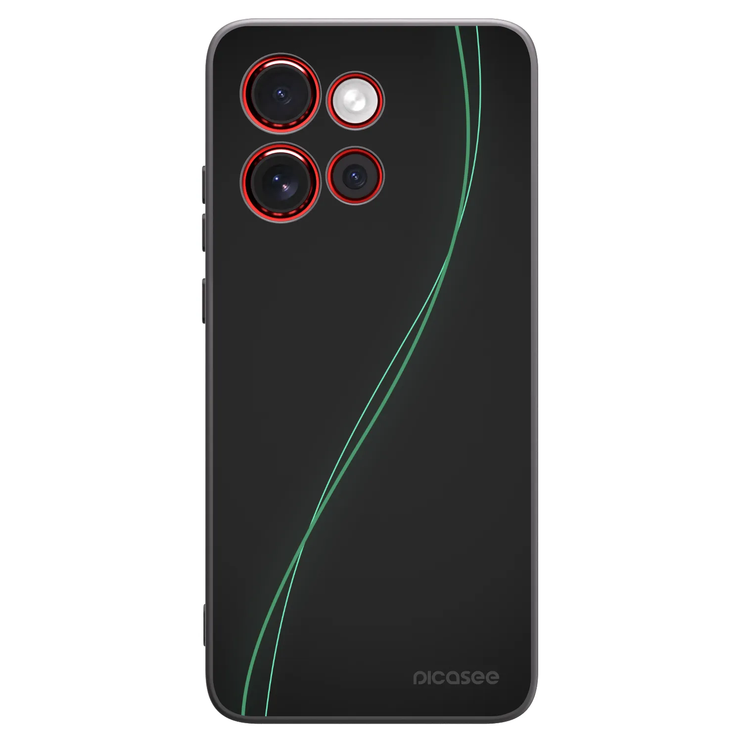 Picasee silikonowe czarne etui na Motorola Edge 60 Neo 5G - Be Different