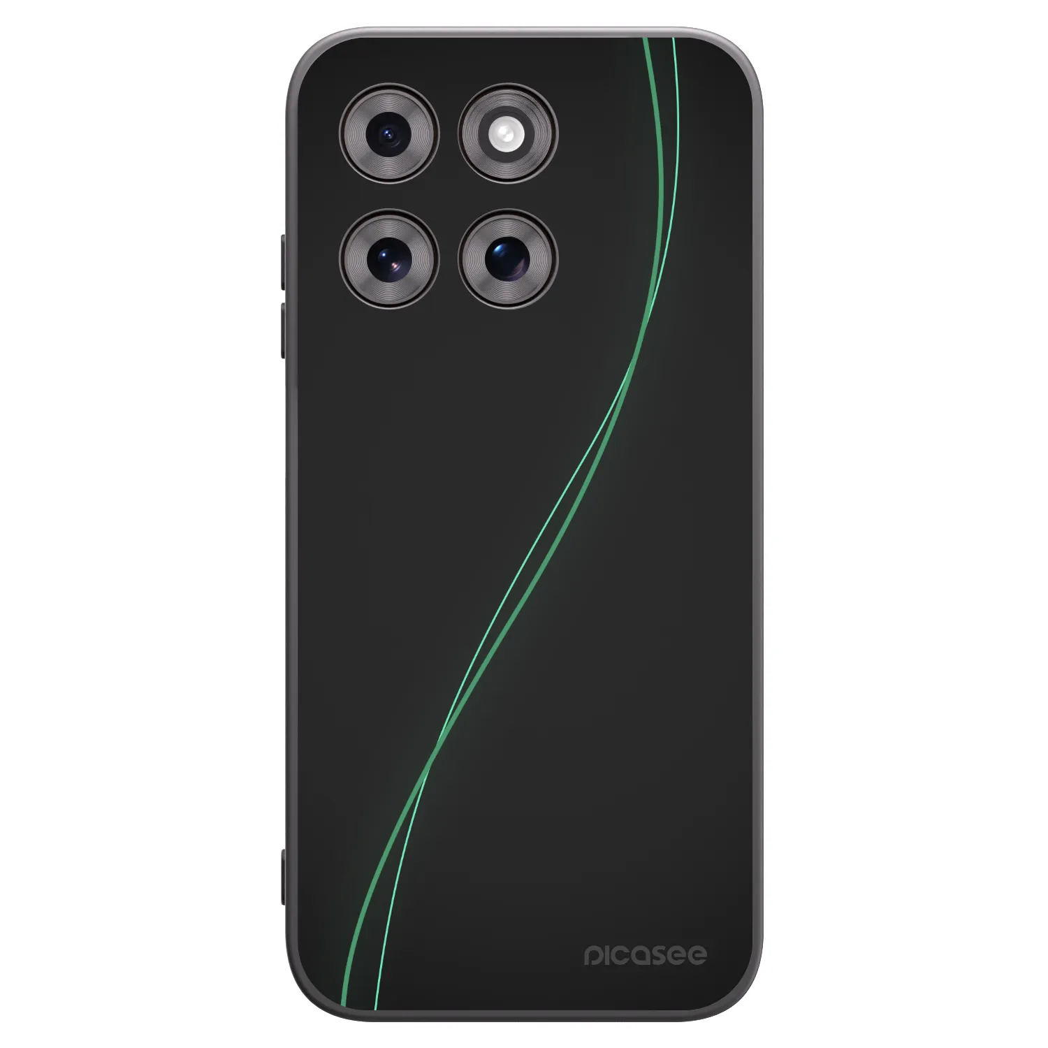 Picasee silikonowe czarne etui na Motorola Moto G77 - Be Different