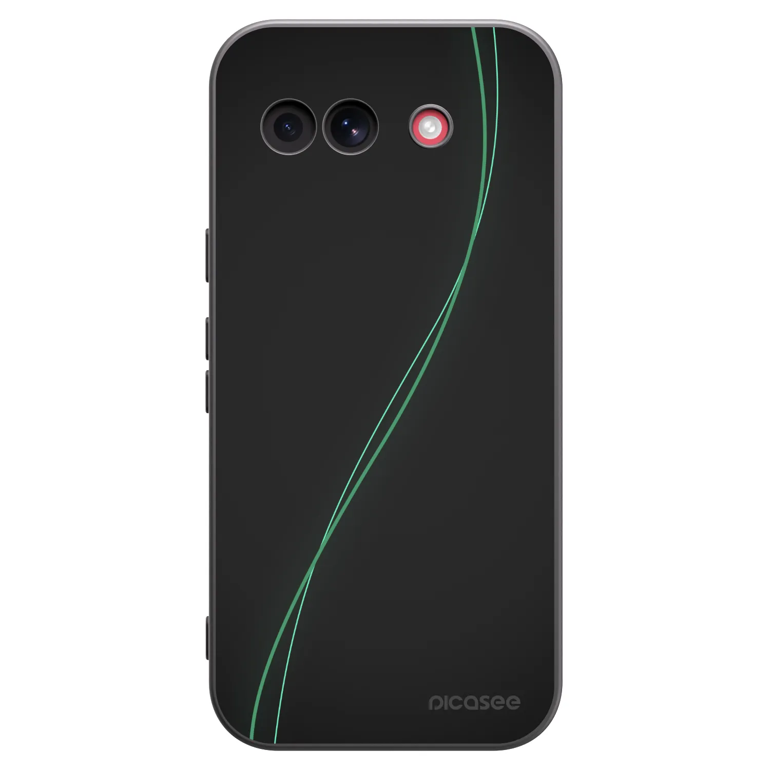 Picasee silikonowe czarne etui na Google Pixel 10a - Be Different